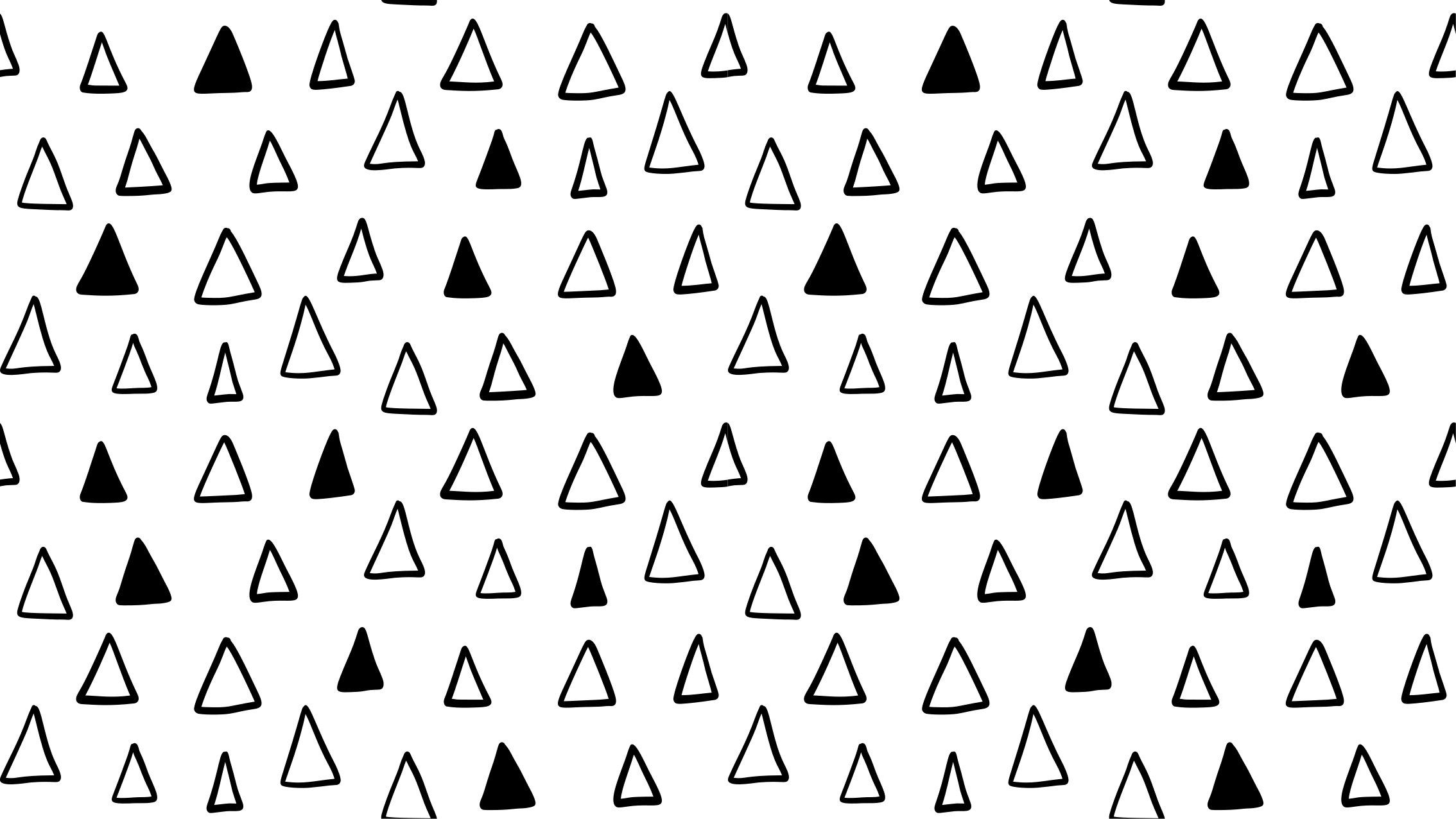 Vinyl teppe stjerner trekantmønstre - Tenstickers