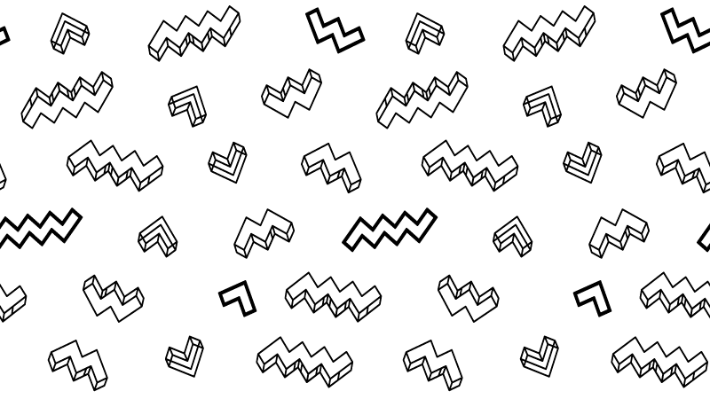 Dristige kantete mønstre Vinyl teppe flere barn - Tenstickers