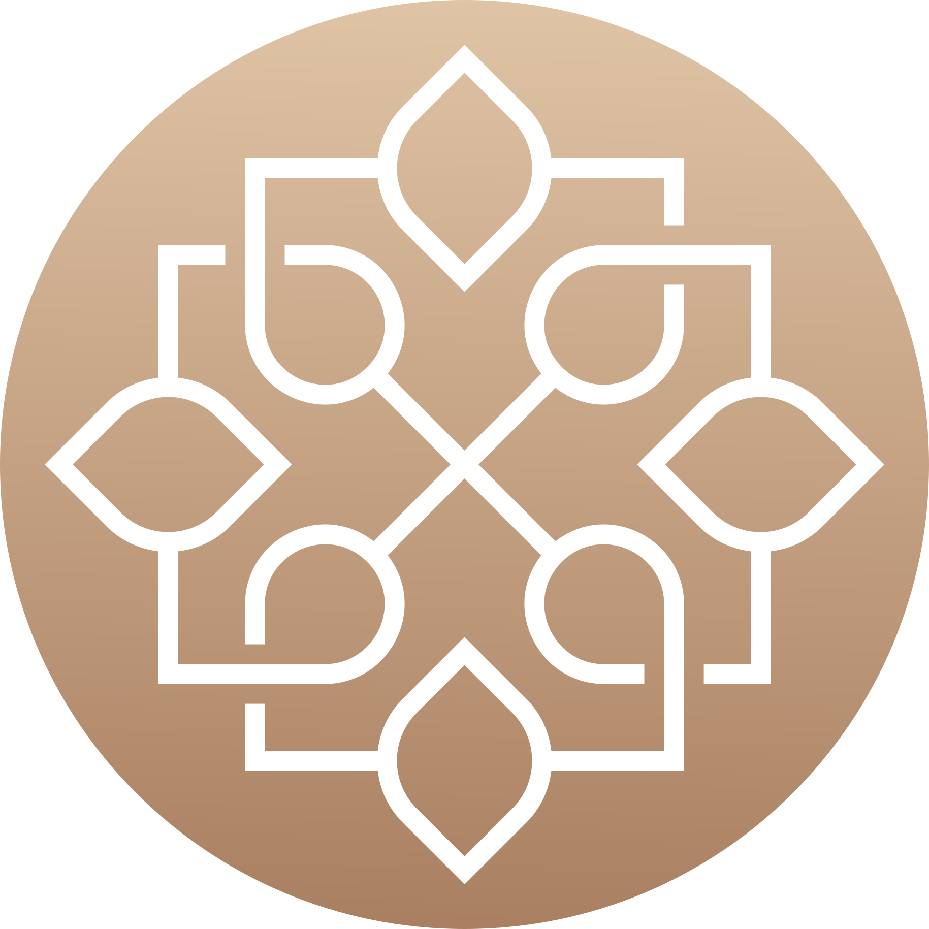 Enkle geometriske linjer mandala design vinyl teppe mandala - Tenstickers