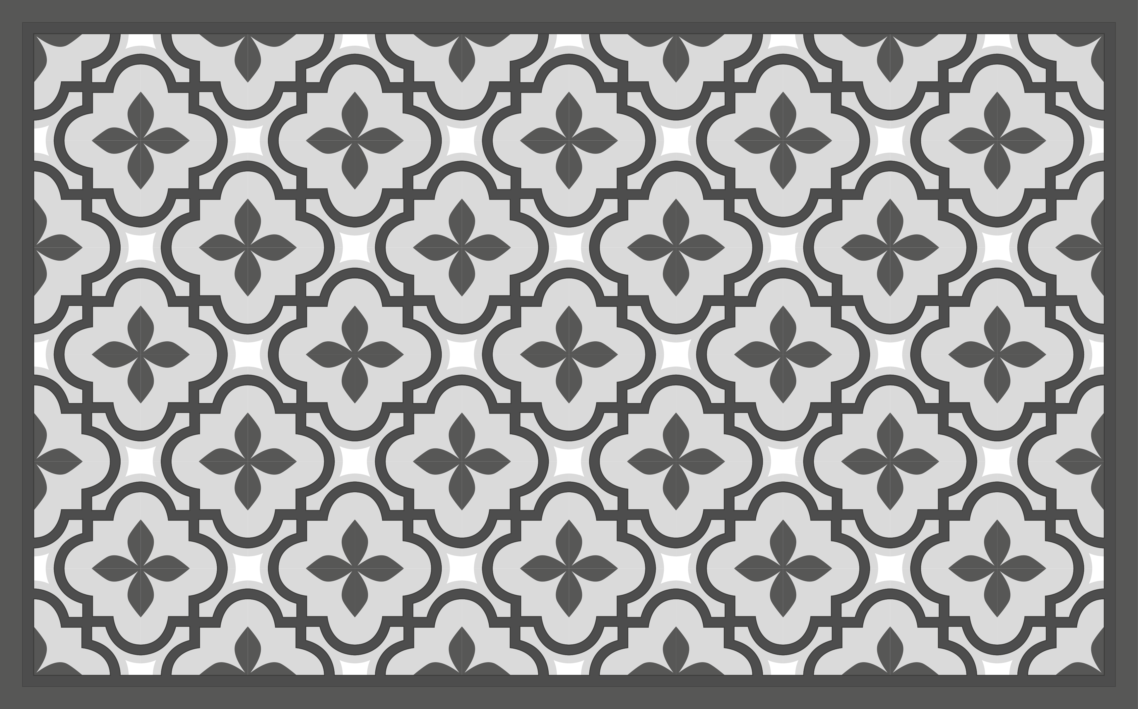 Tidløs botanisk arrangement vinyl teppe hydraulisk - Tenstickers