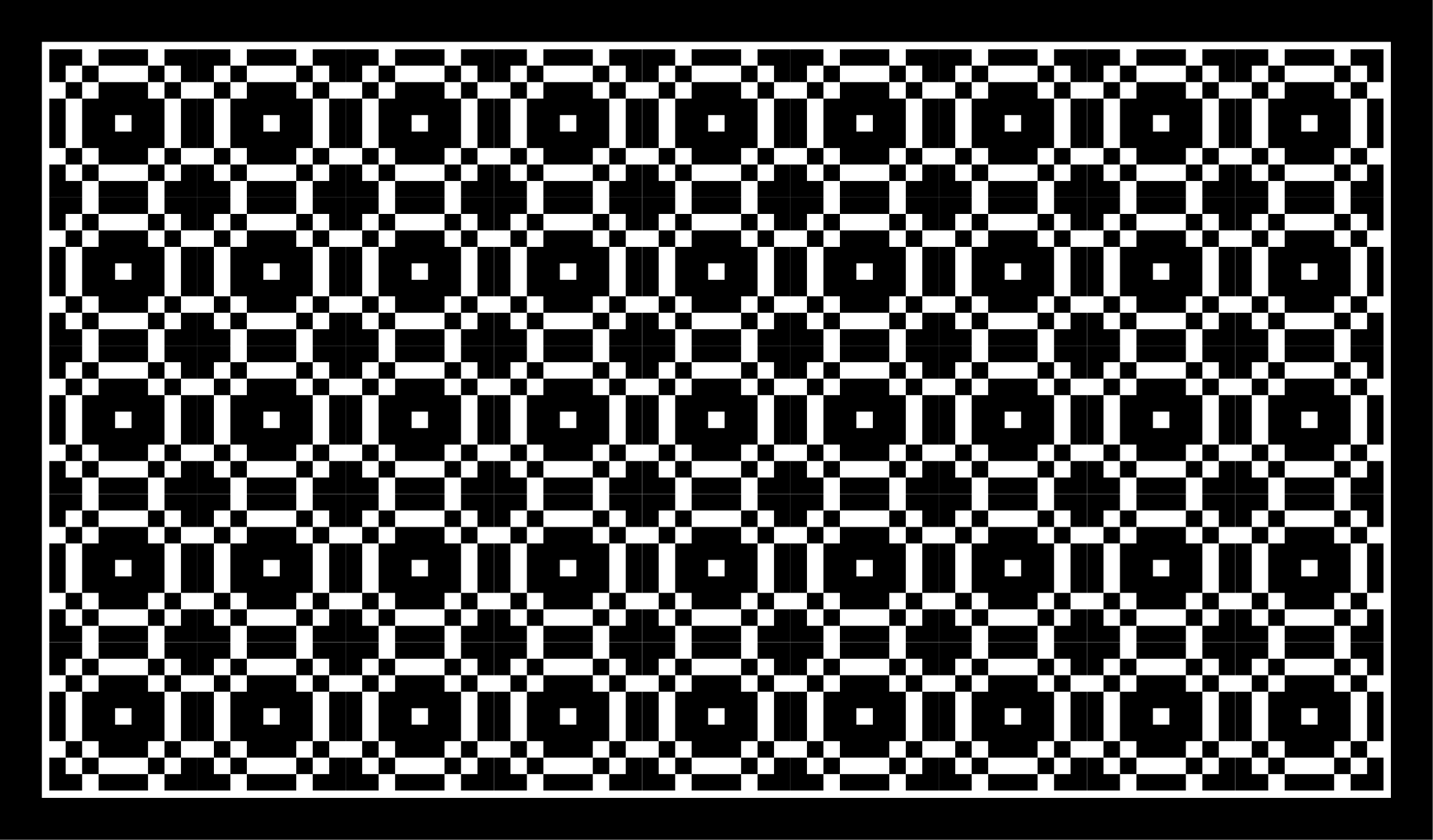 Svart og hvitt små firkanter mønster vinyl teppe hydraulisk - Tenstickers