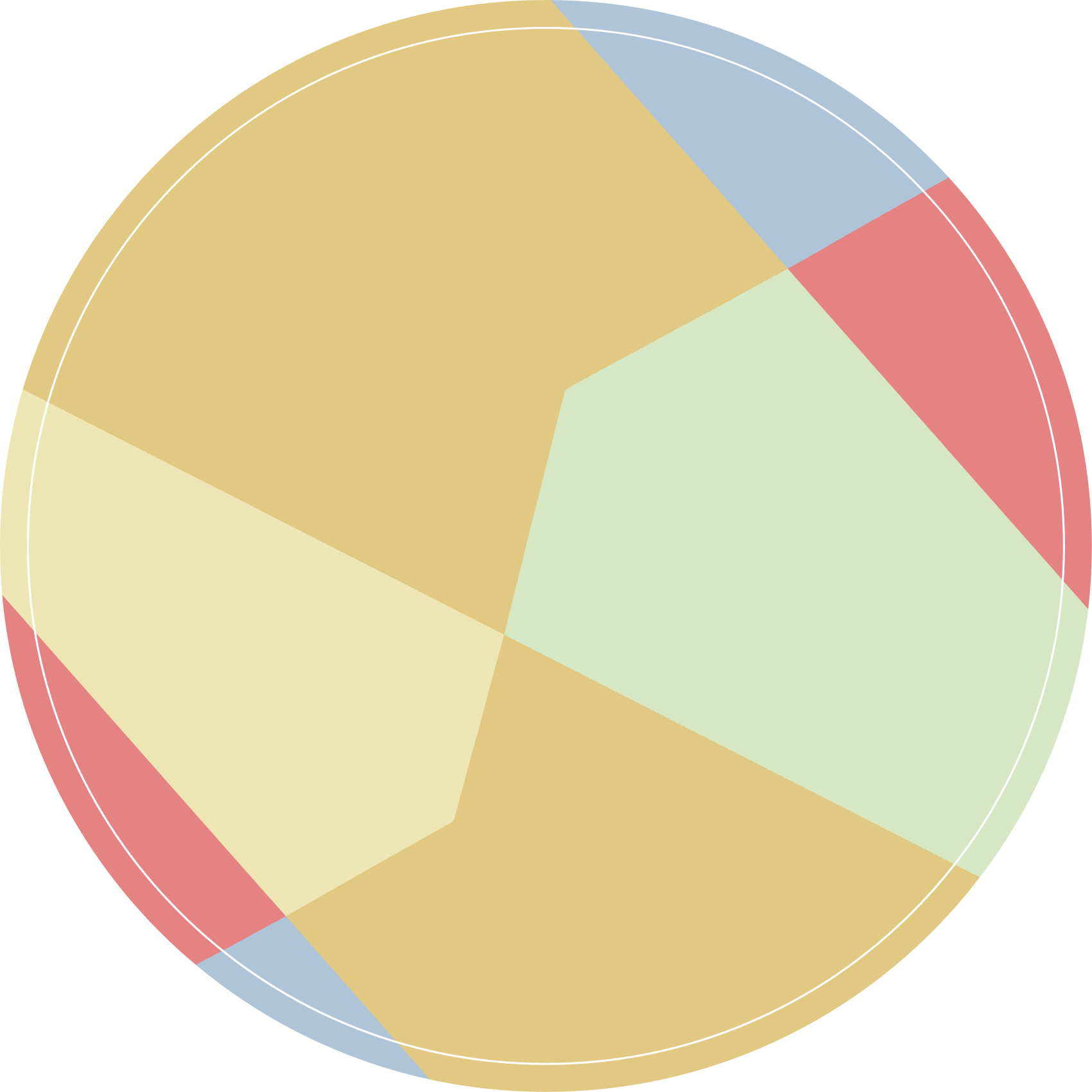 Vinyl teppe geometrisk vinklet fargeblokker - Tenstickers