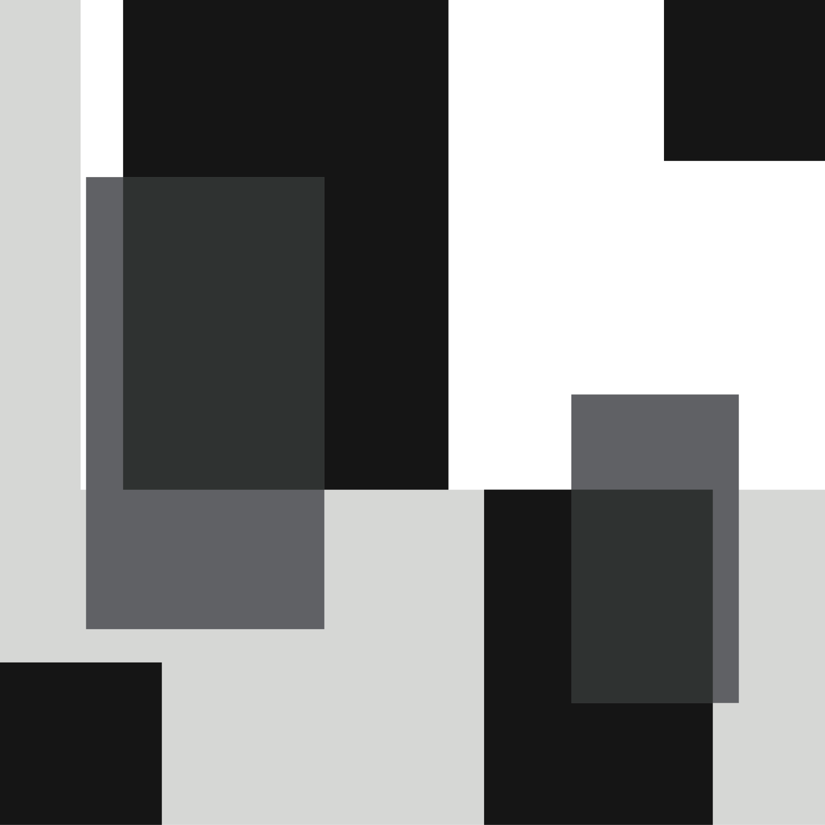 Monokrom firkantet oppsett vinyl teppe minimalistisk - Tenstickers