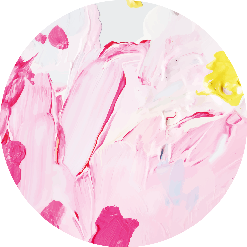 Abstrakt blomstersprut vinyl teppe blomster og planter - Tenstickers