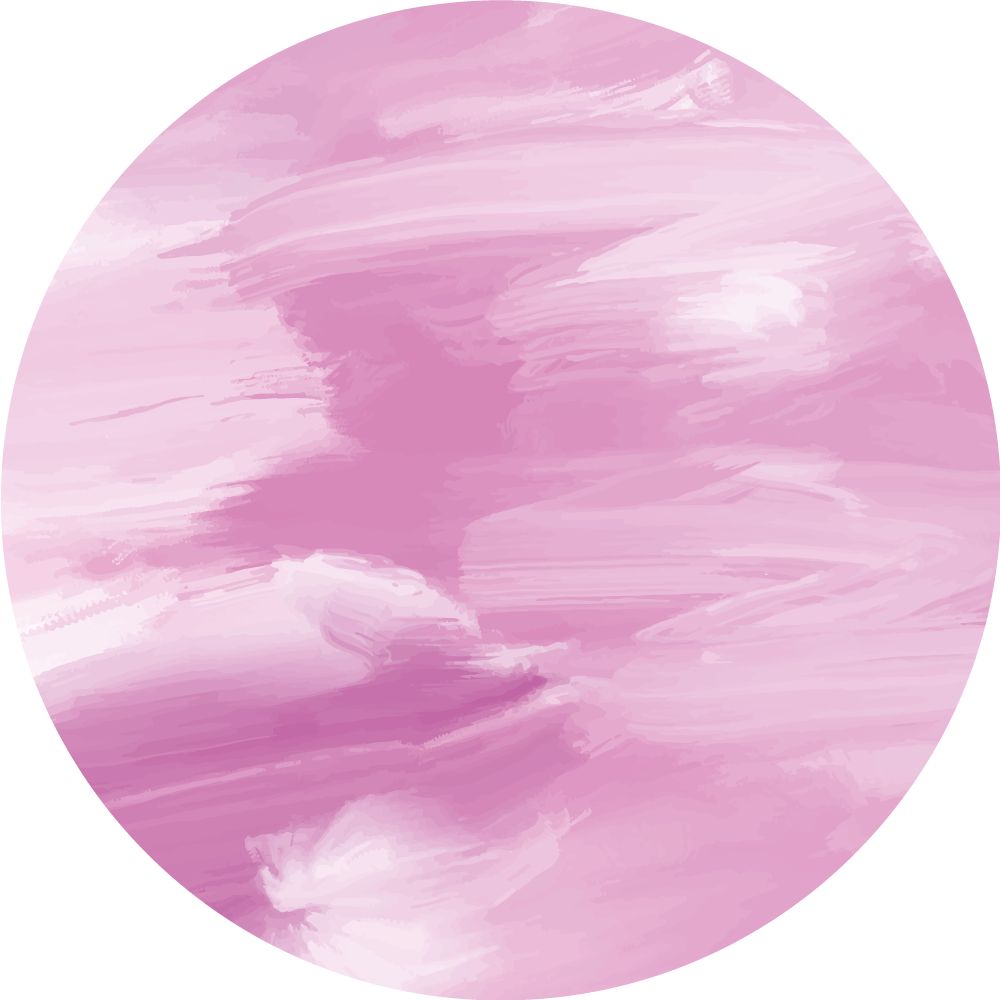 Pastell lilla oljemaleri vinyl teppe rund - Tenstickers