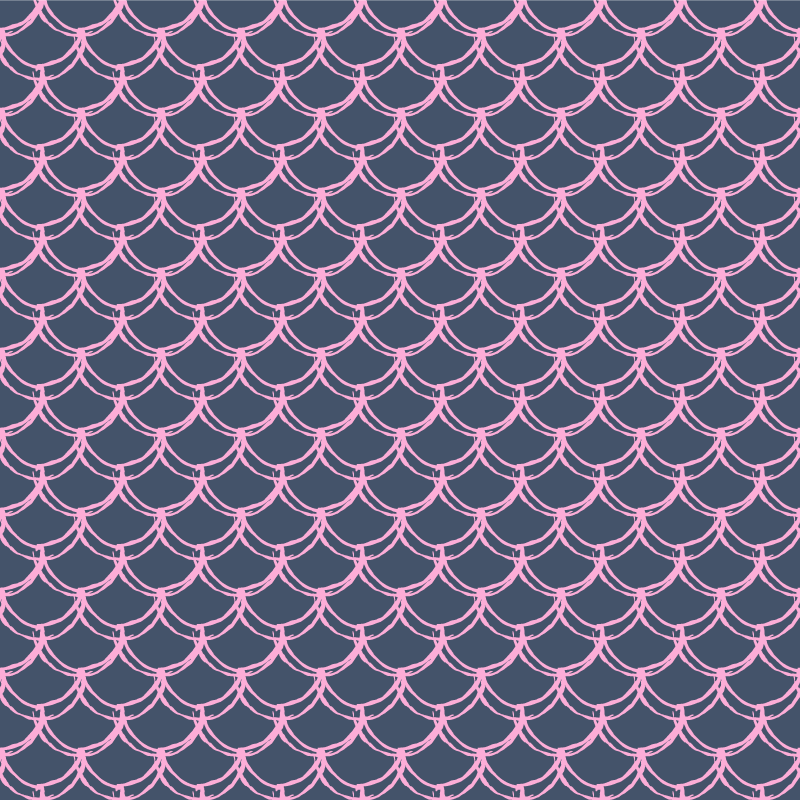 Bølgekonsept vinyl teppe geometrisk - Tenstickers