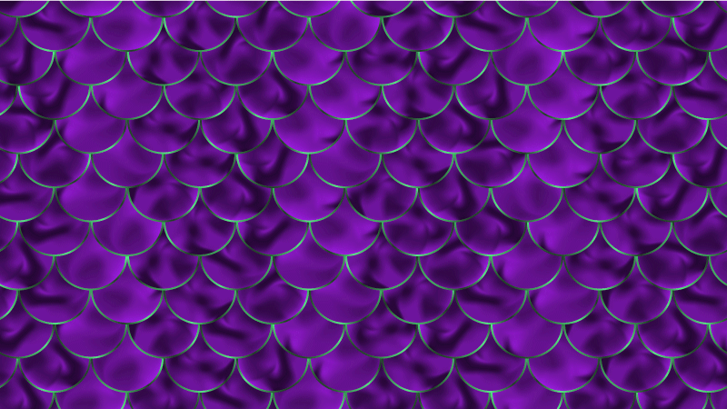 Havfrue skala fisk squama vinyl teppe rektangel - Tenstickers