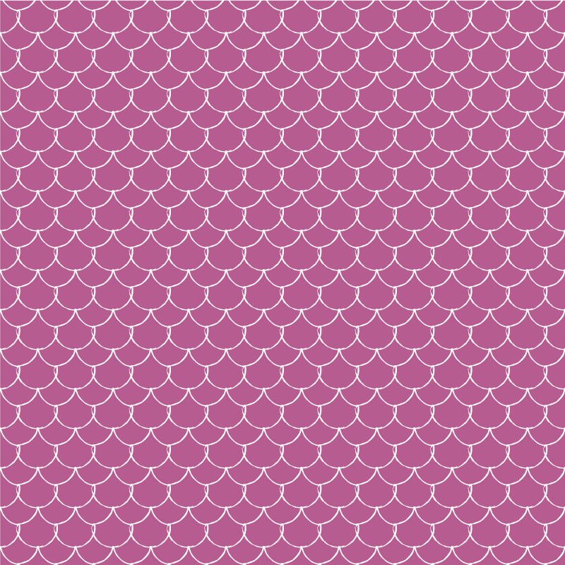 Cuttle lille havfrue rosa Vinyl teppe firkant - Tenstickers