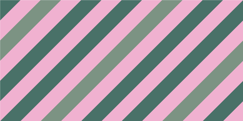 Diagonale rosa striper vinyl teppe mottak - Tenstickers