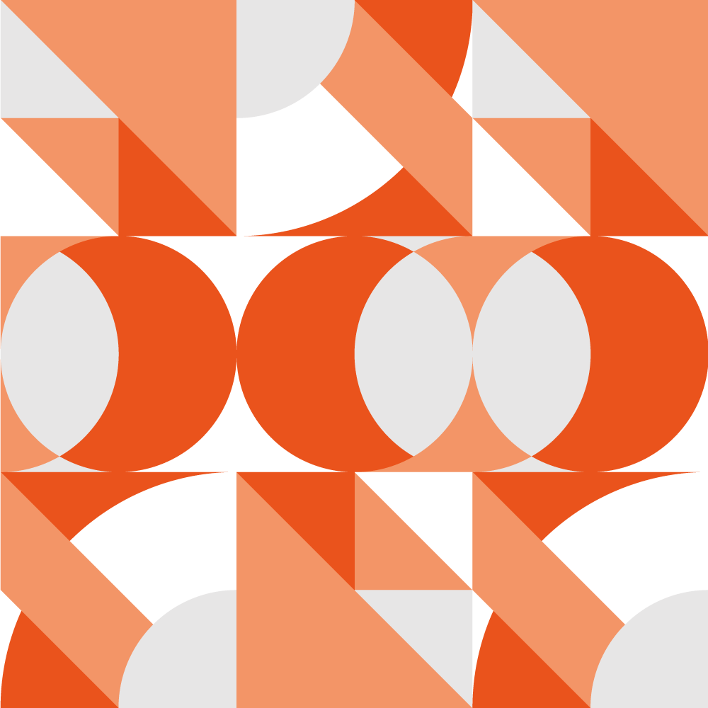Retro geometriske elementer vinyl teppe geometrisk - Tenstickers