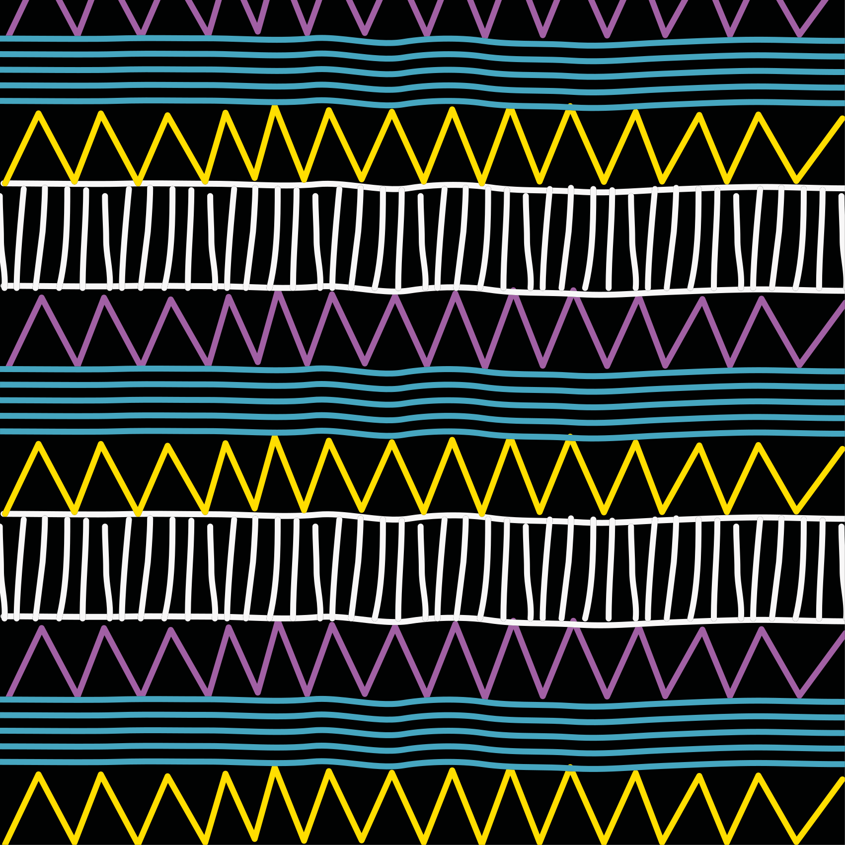 Fargerikt mønsterspill vinyl teppe geometrisk - Tenstickers