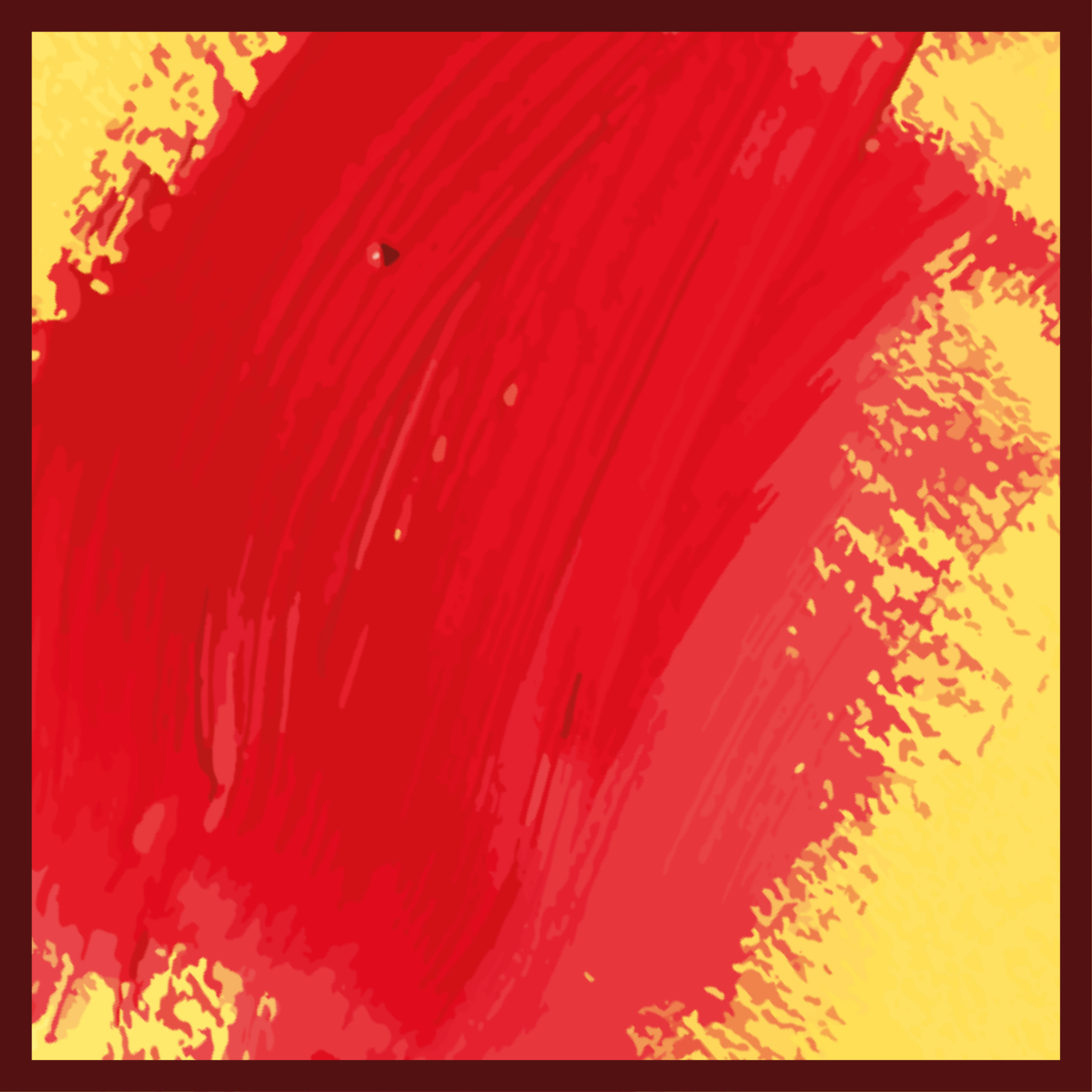 Livlig fargesprut vinyl teppe moderne - Tenstickers