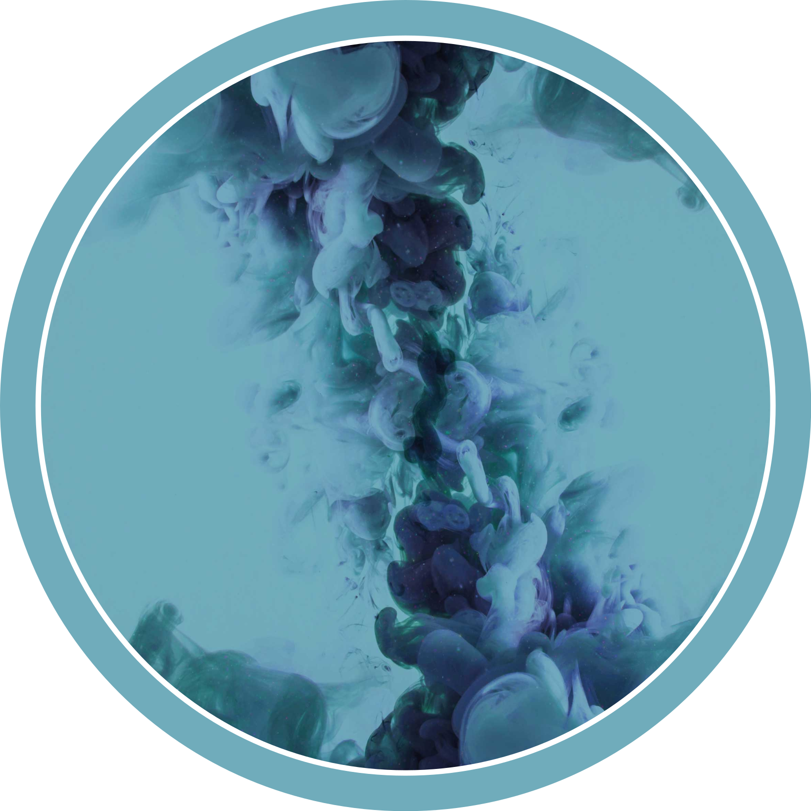 Abstrakt tung blå og lilla sky vinyl teppe soverom - Tenstickers