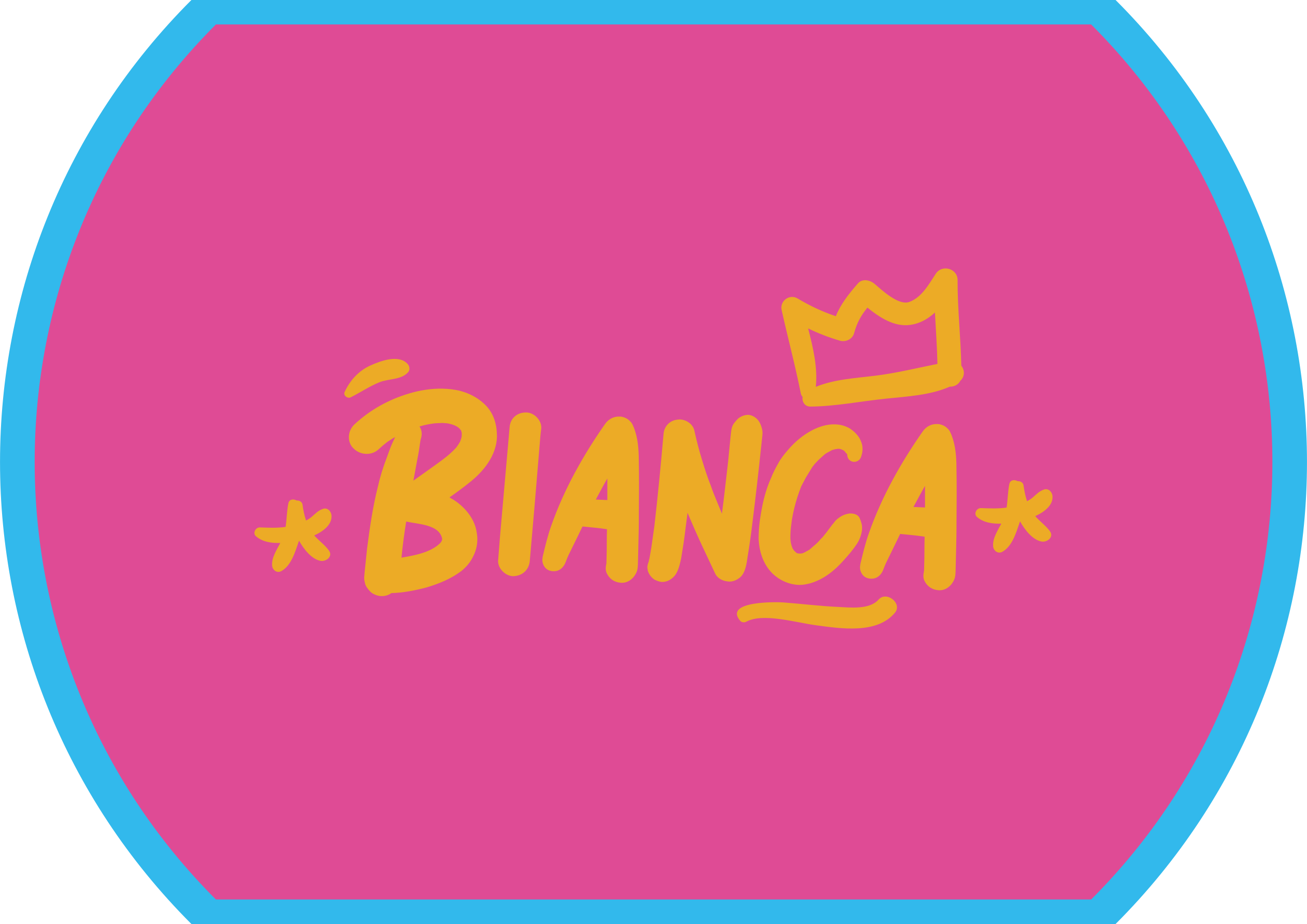 Vinyl teppe med navn blått kantet teppe - Tenstickers