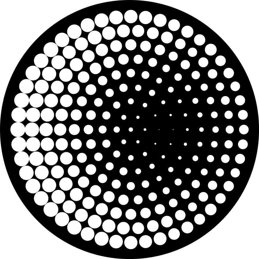 Stiplet mønster vinyl teppe geometrisk - Tenstickers