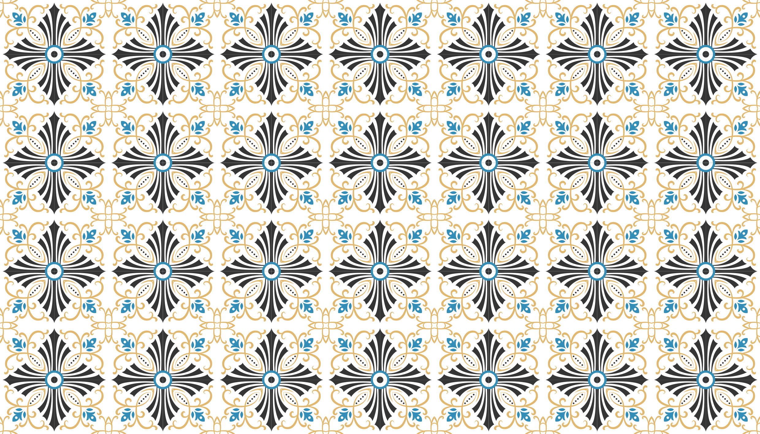 Vintage kryss spiral design vinyl teppe vintage - Tenstickers