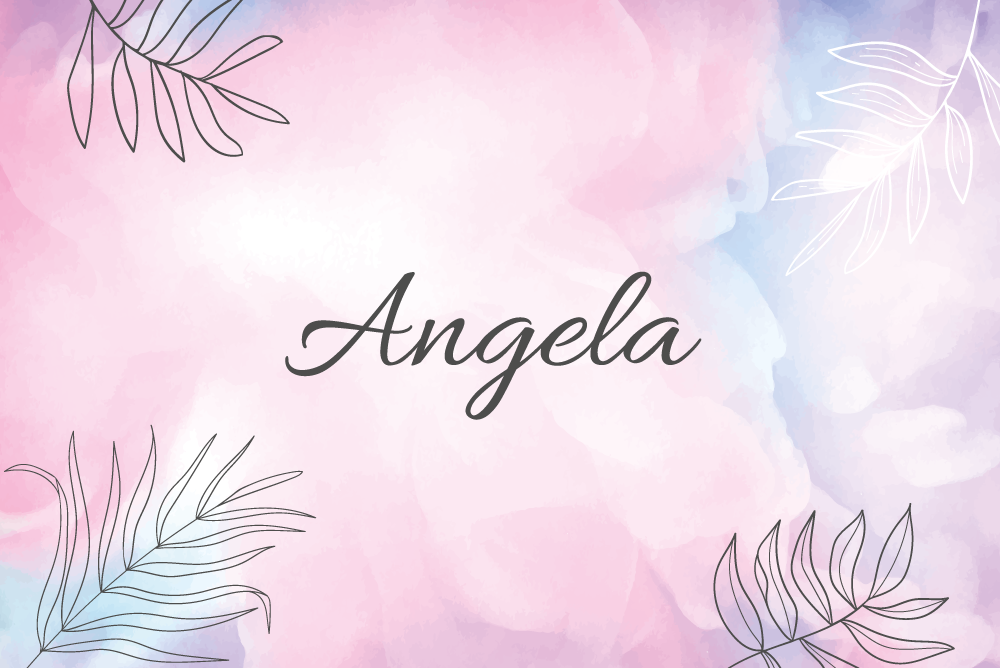 Blomster tilpasset navn vinyl teppe soverom - Tenstickers