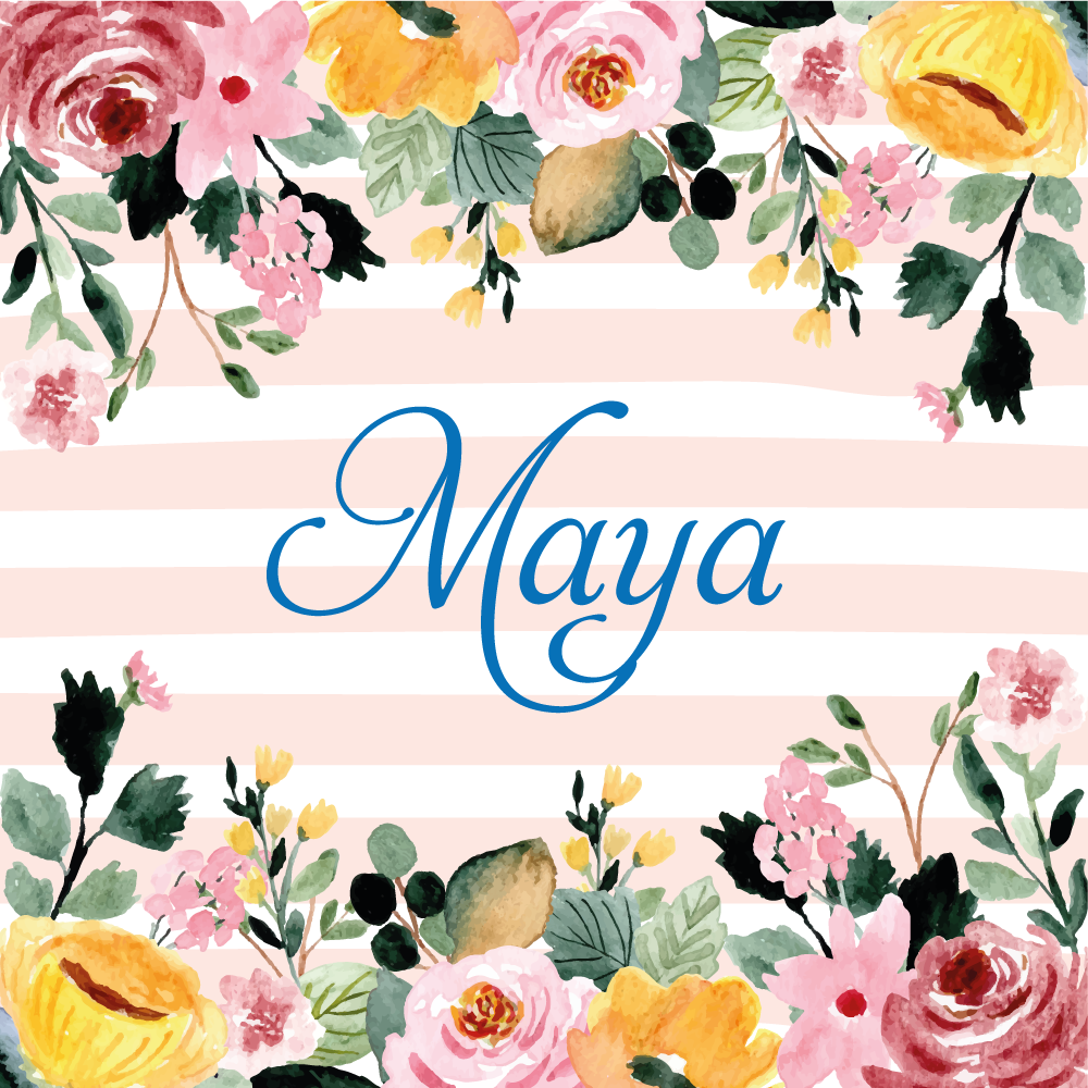 Blomsterpersonalisering vinyl teppe soverom - Tenstickers