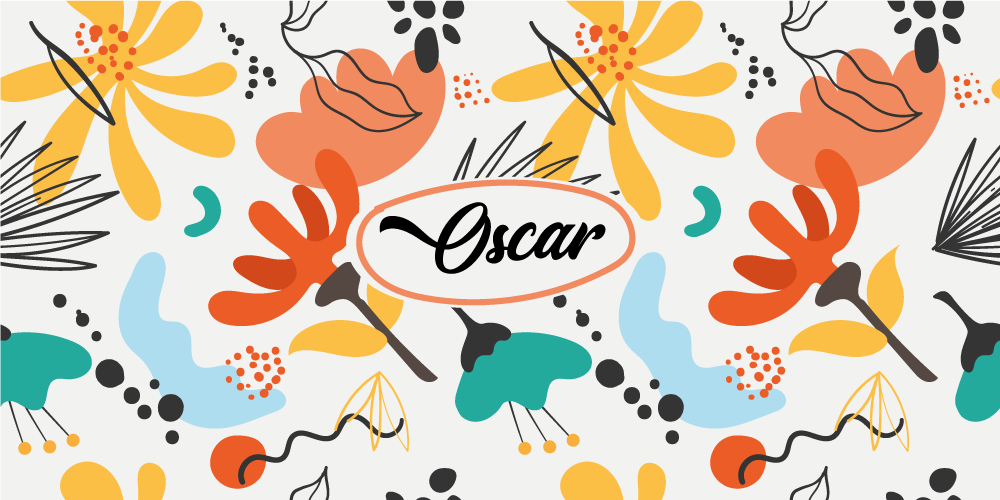 Tilpassede abstrakte blomster vinyl teppe soverom - Tenstickers