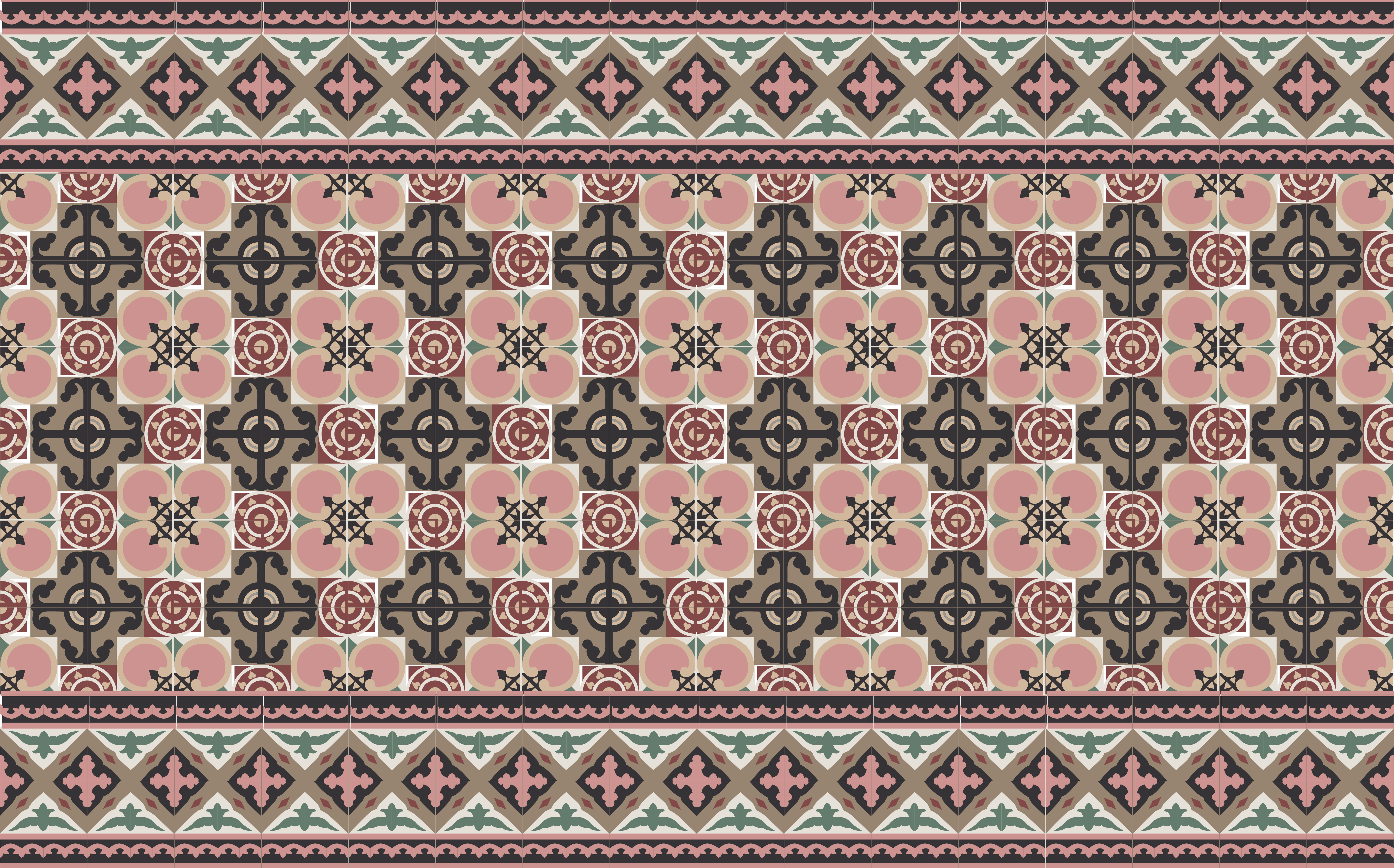 Toledo fliser vinyl teppe hydraulisk - Tenstickers