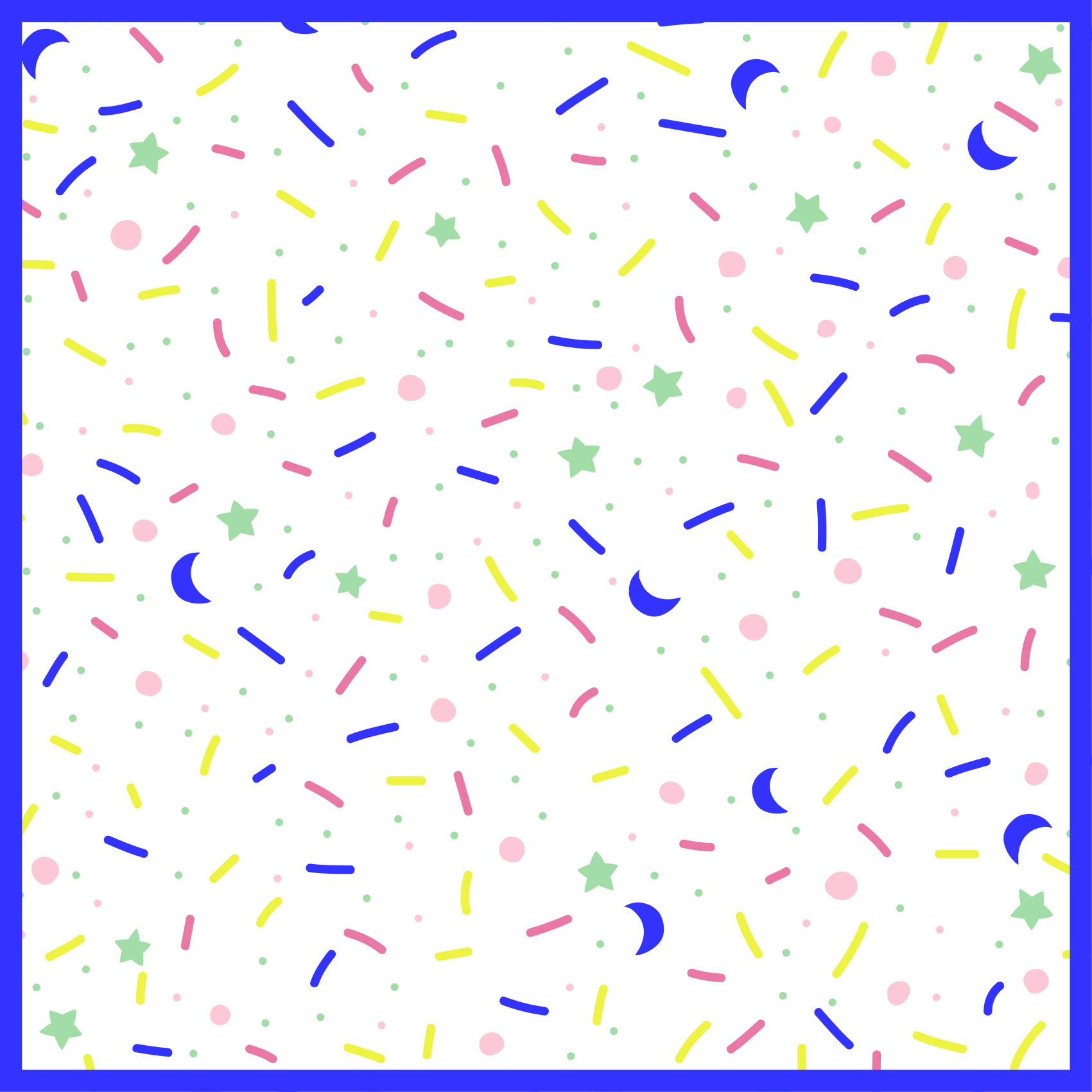 Fest fargerike former Vinyl teppe flere barn - Tenstickers