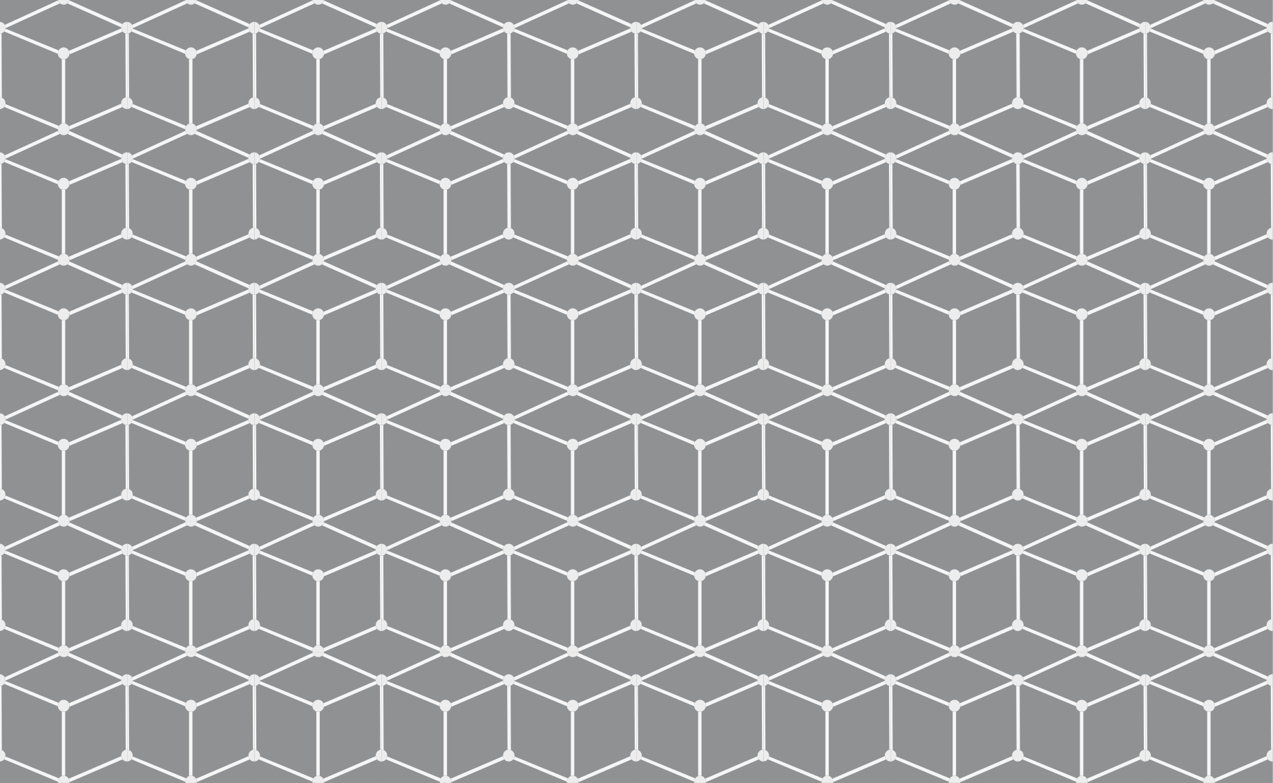 Hvite terninger på en grå bakgrunn vinylteppe - Tenstickers