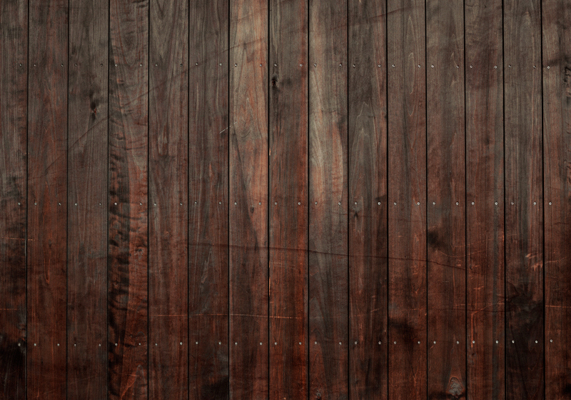 Brune vertikale planker med tekstur vinyl teppe tre - Tenstickers
