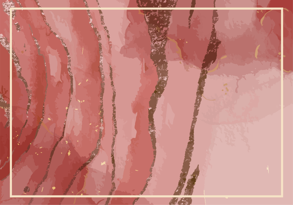 Elegante rosa virvler marmor vinylteppe - Tenstickers