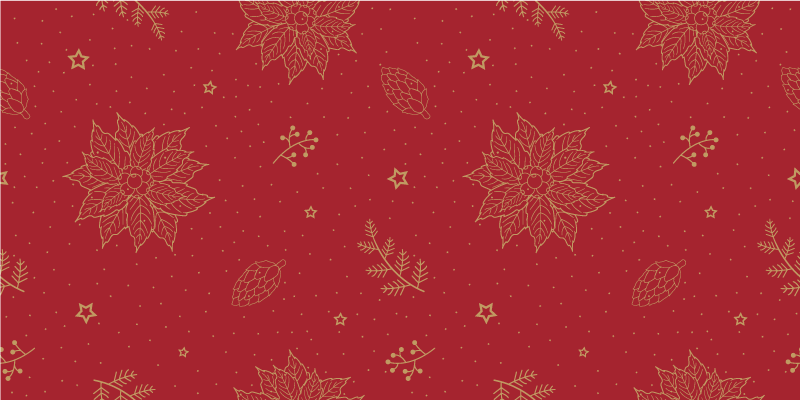 Festlige blomstermotiver vinyl teppe mandala - Tenstickers