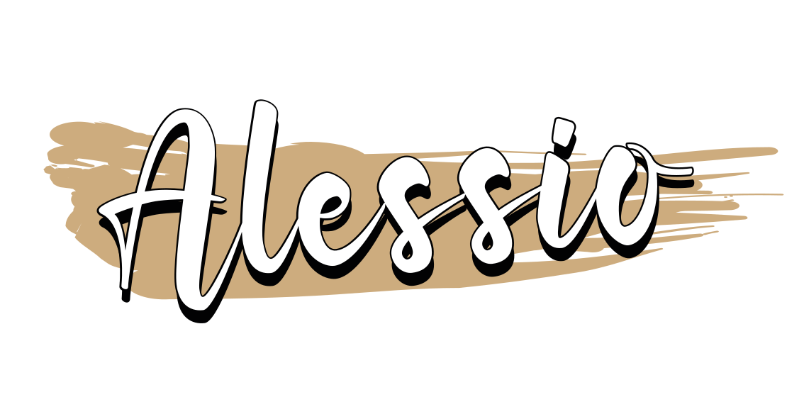 Stilig abstrakt design vinyl teppe med navn - Tenstickers