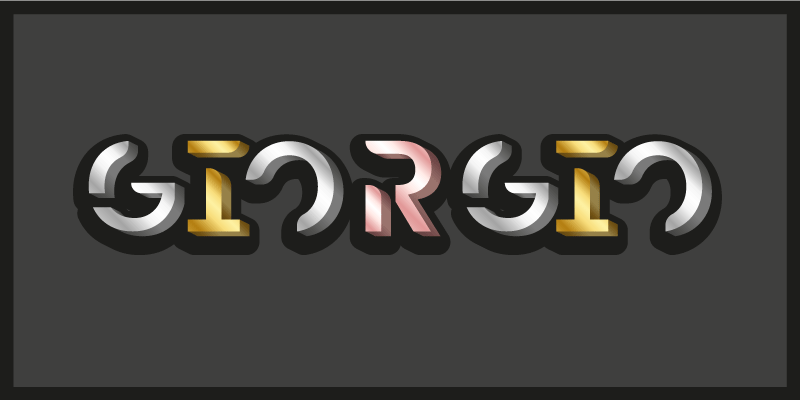 Navnedesign vinyl teppe med navn - Tenstickers