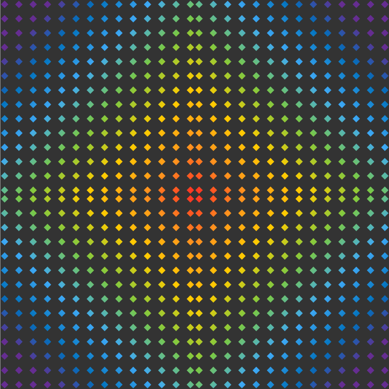 Regnbue mosaikk bakgrunn med farger vinyl teppe soverom - Tenstickers