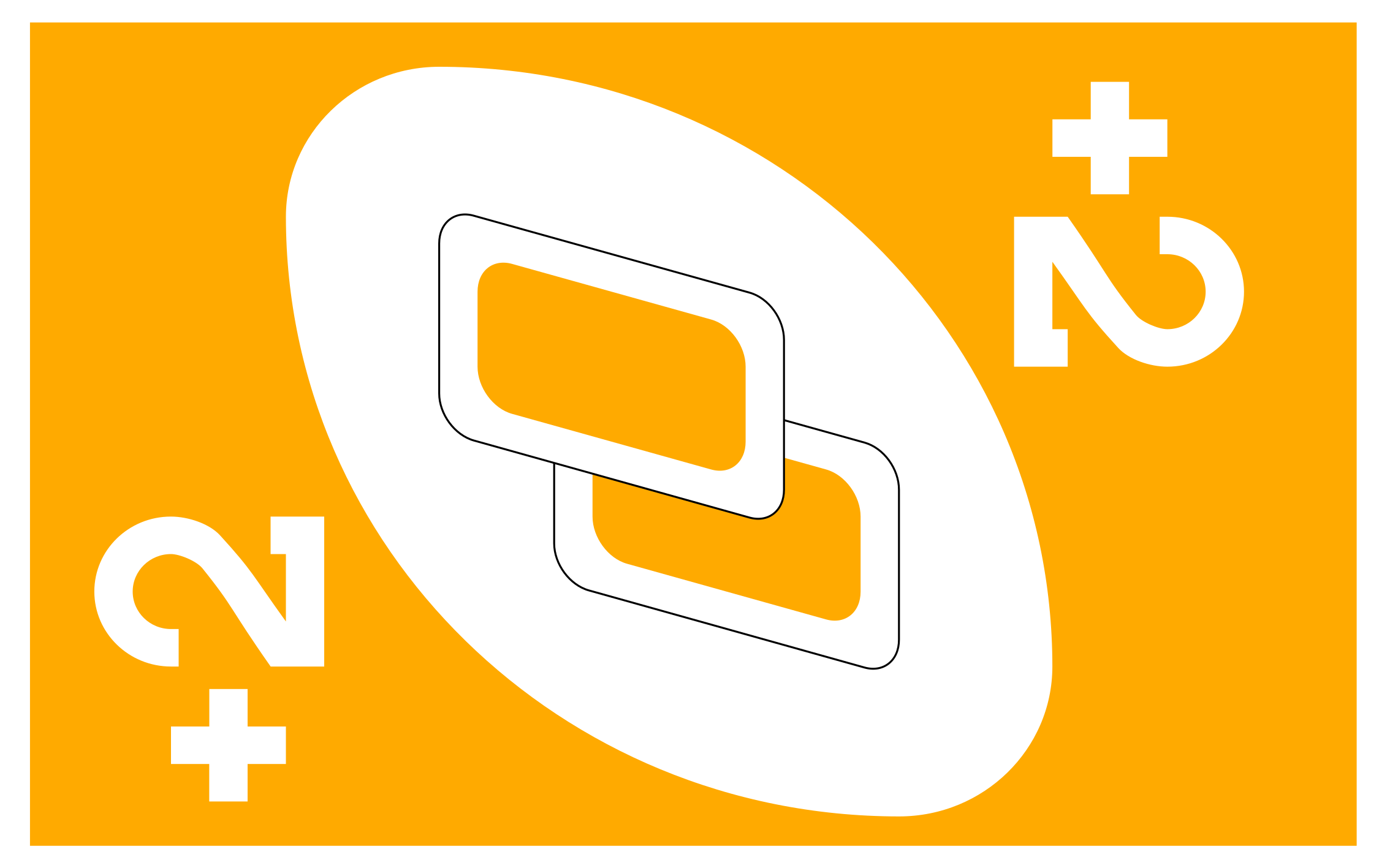 Uno -kort pluss to i gult vinyl teppe ungdom - Tenstickers