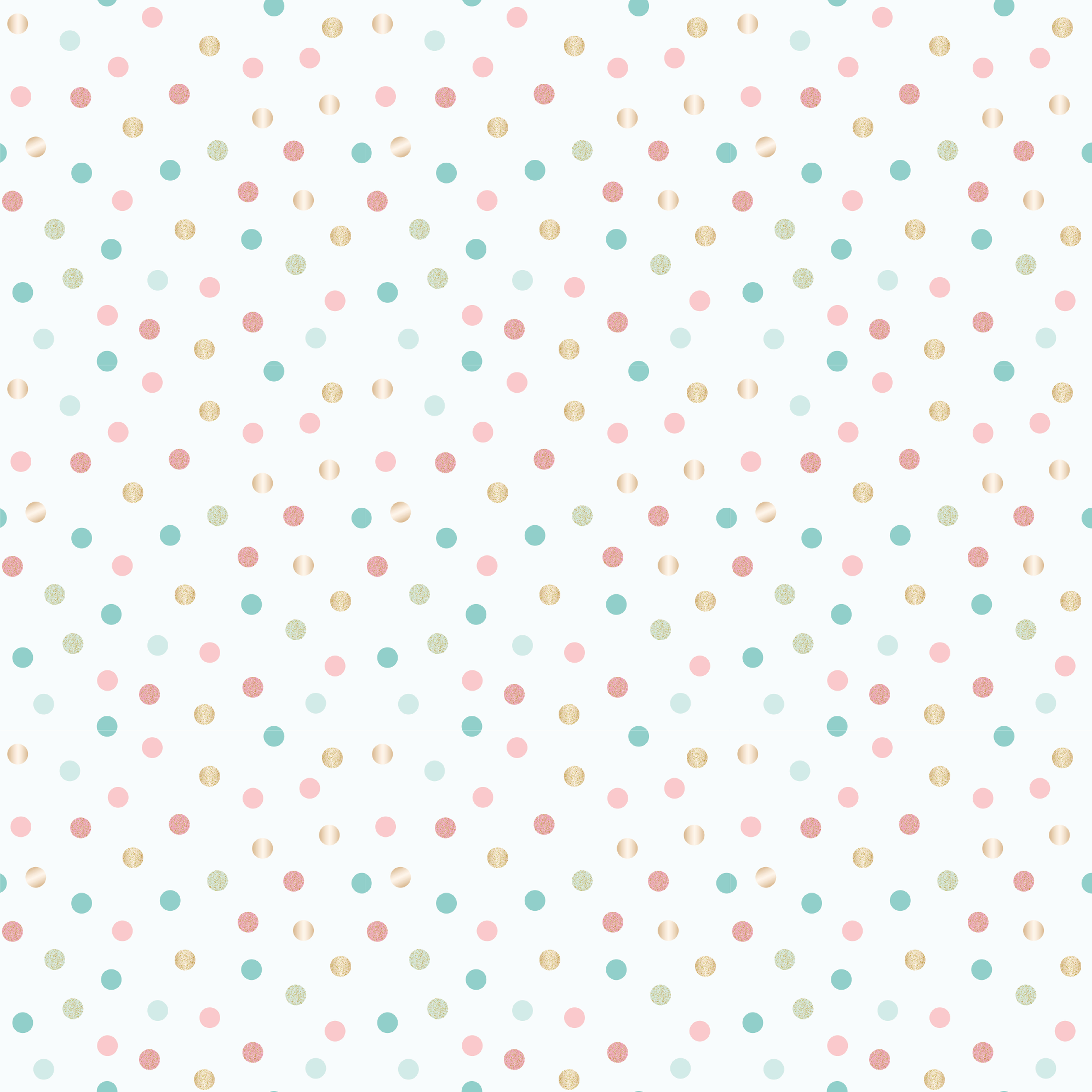 Glitter konfetti polka dot vinyl teppe geometrisk - Tenstickers