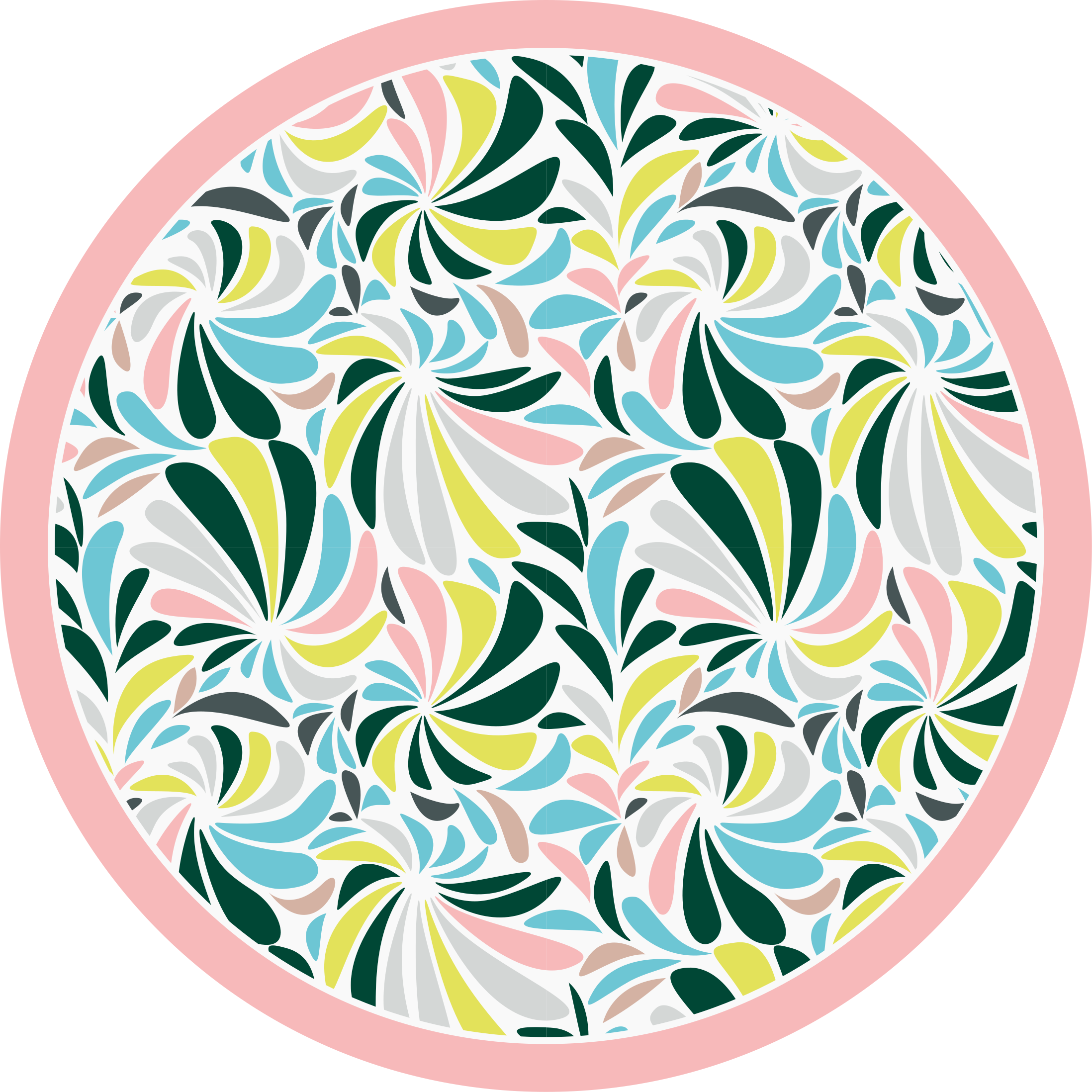 Fargerike blomstervirvler vinyl teppe baby - Tenstickers