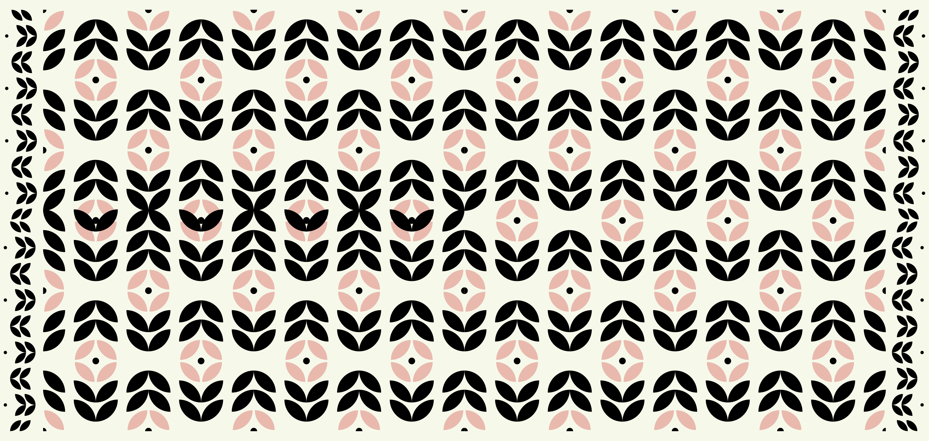 Blomstergeometrisk motiv vinyl teppe moderne - Tenstickers