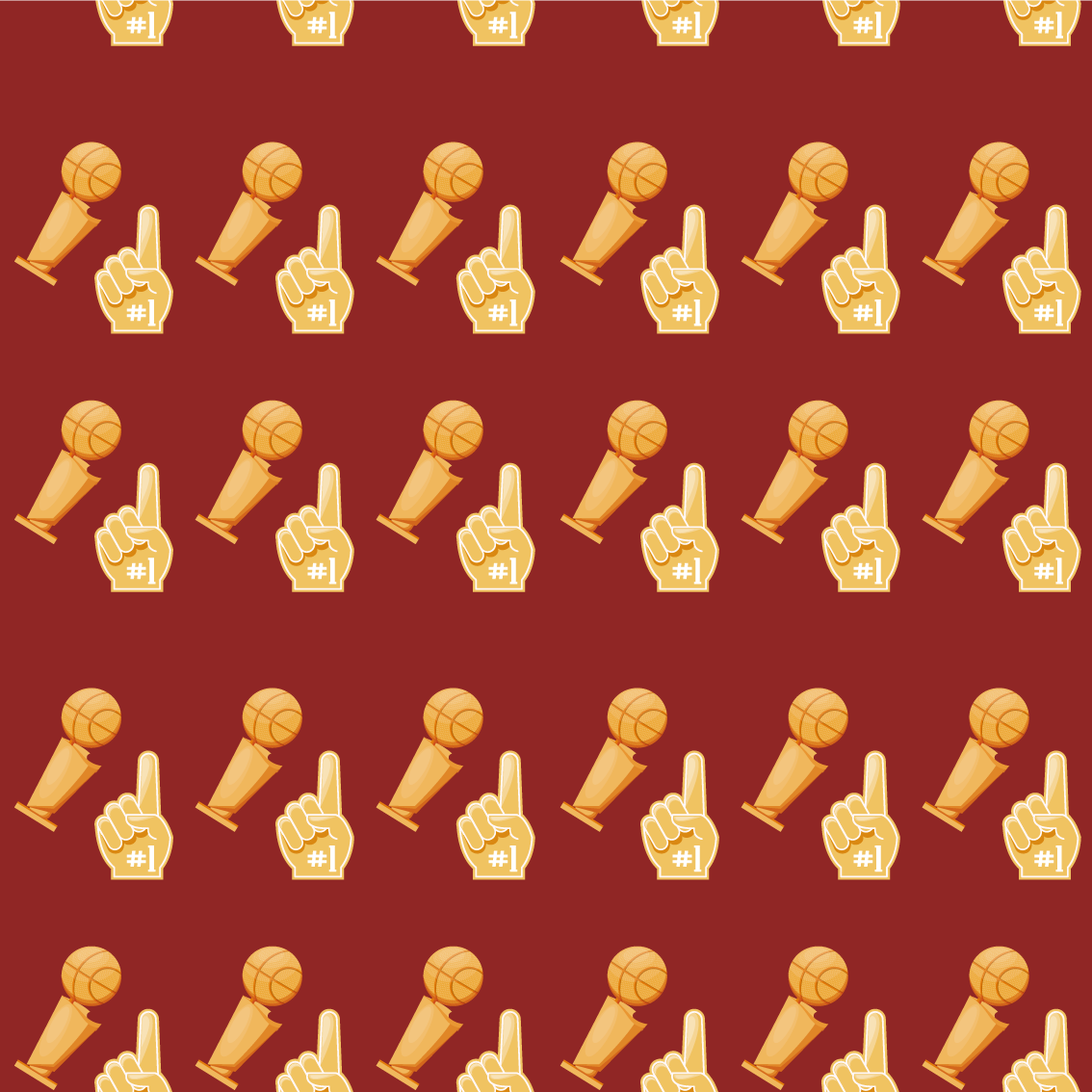 Basketball sport spill mønster vinyl teppe ungdom - Tenstickers