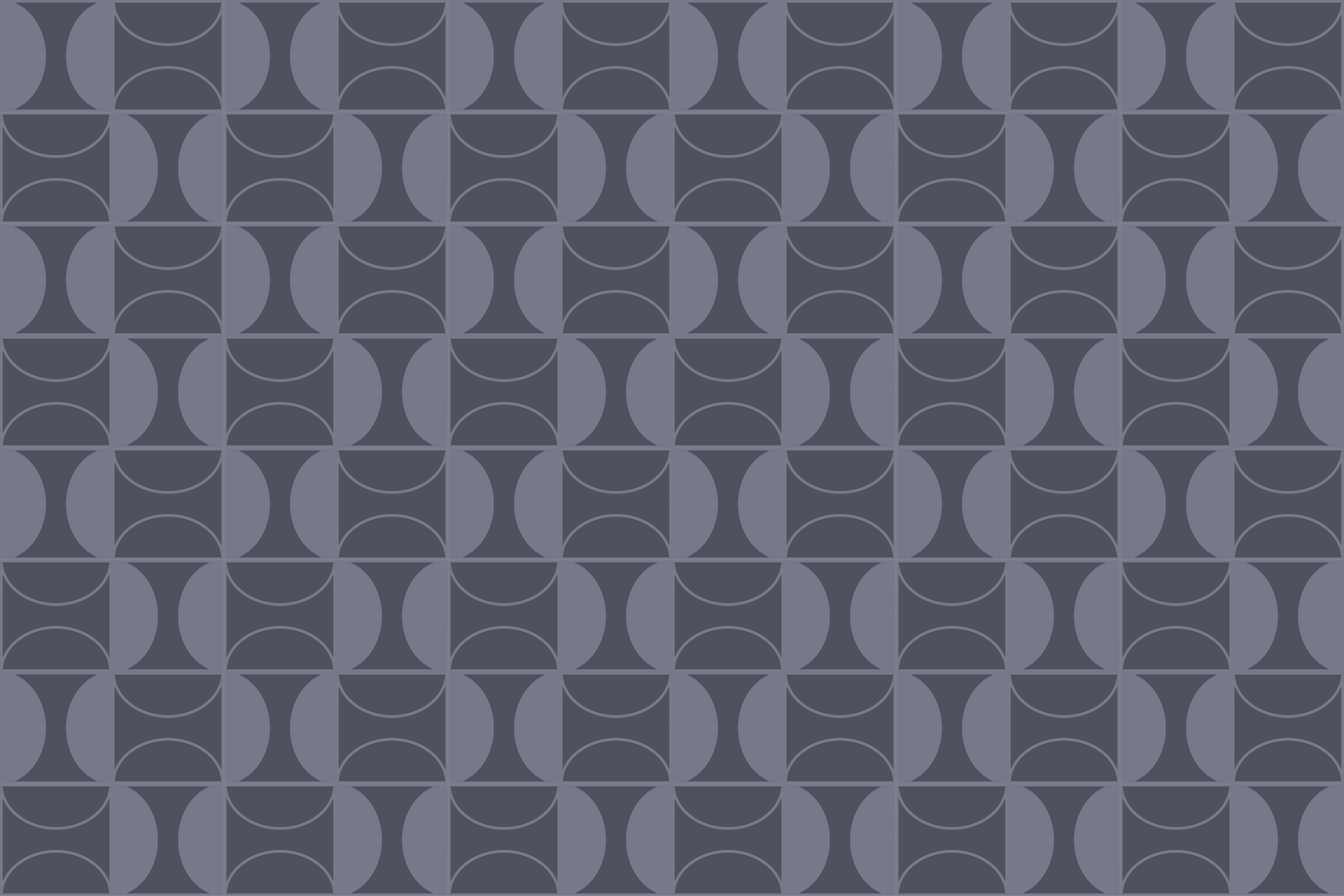 Blått design med "japandi stil" vinyl teppe stue - Tenstickers