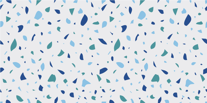 Fargerikt mønster marmor vinylteppe - Tenstickers