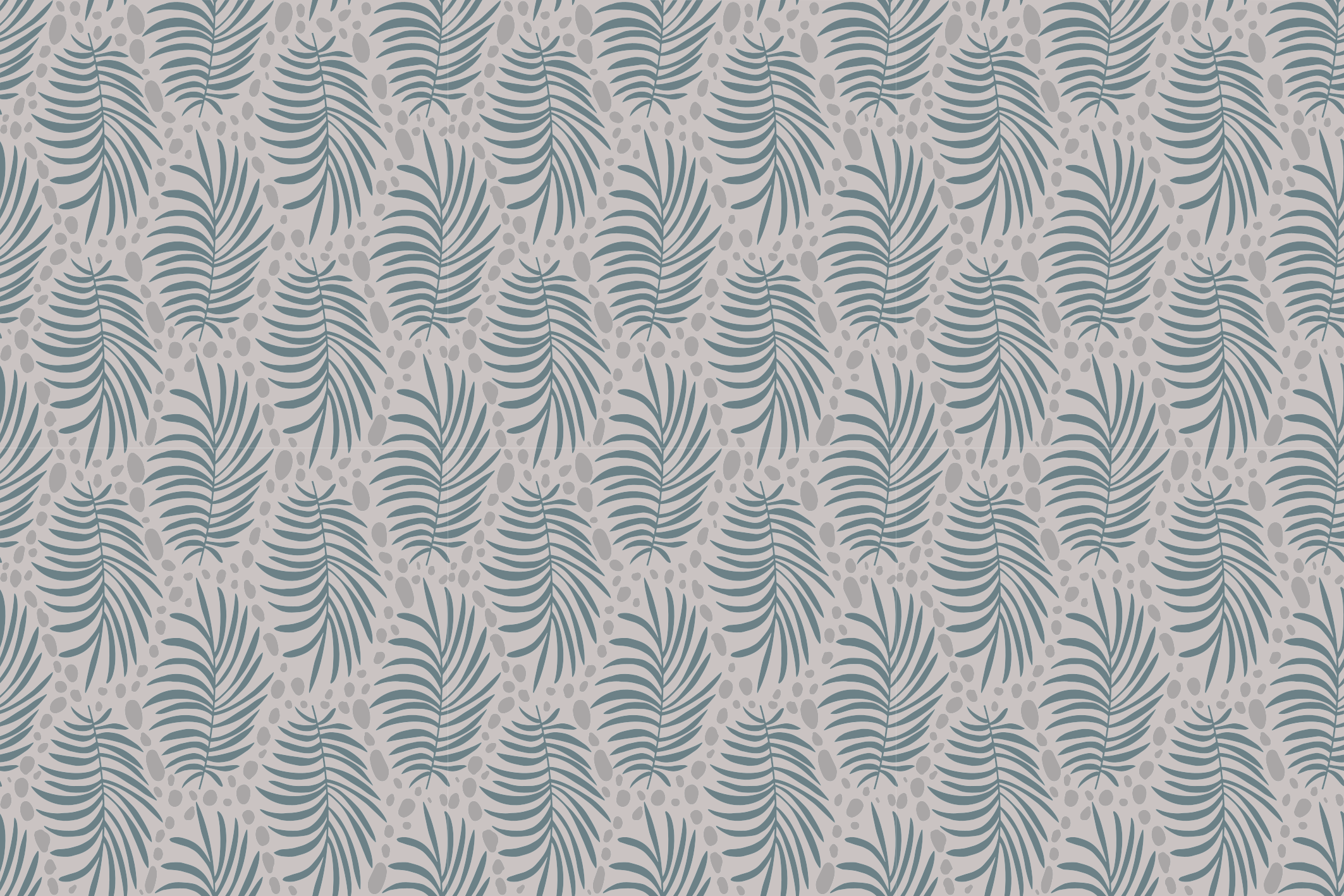 Bladgrønt motiv vinyl teppe natur - Tenstickers