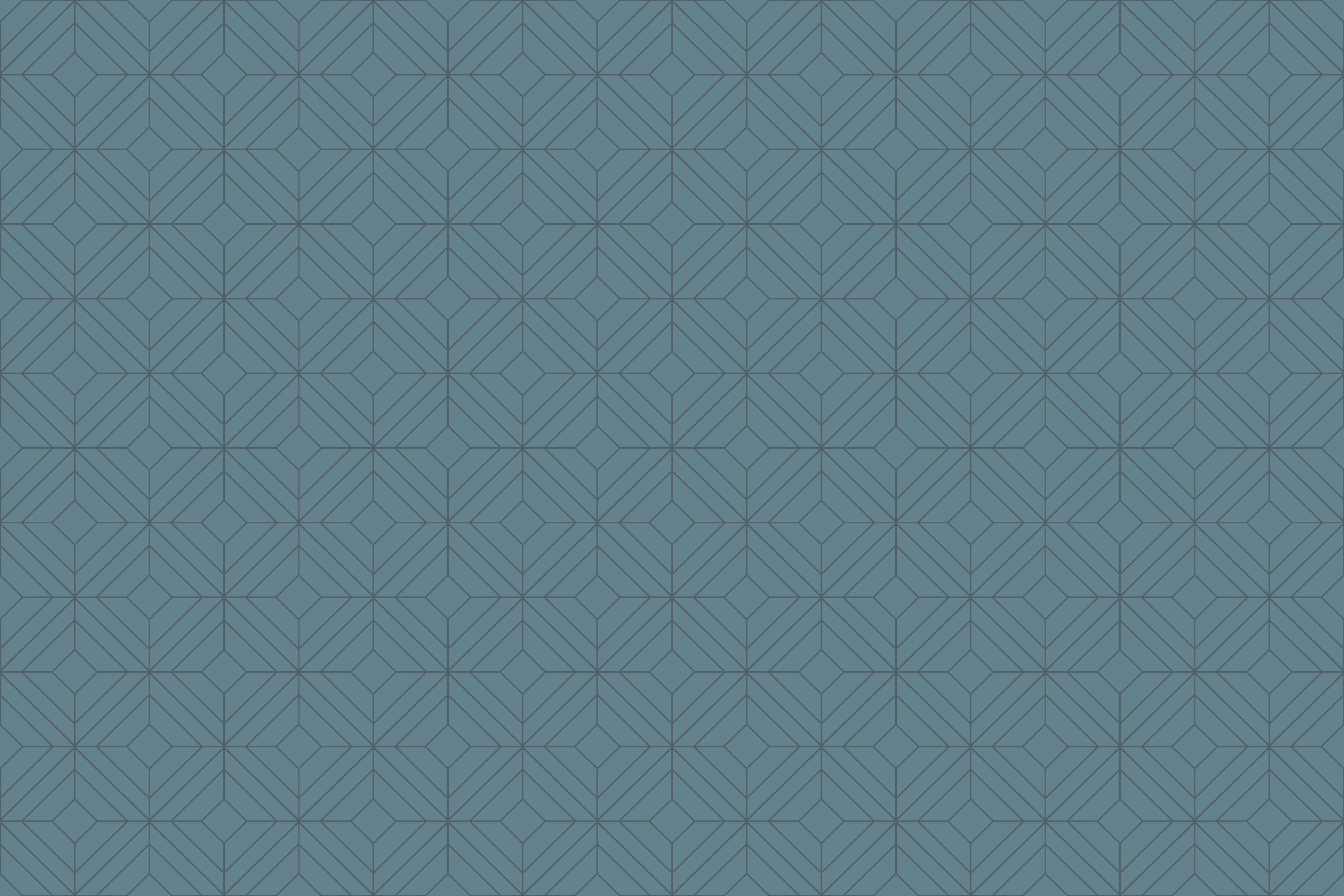 Vinyl teppe moderne geometrisk bladmotiv - Tenstickers