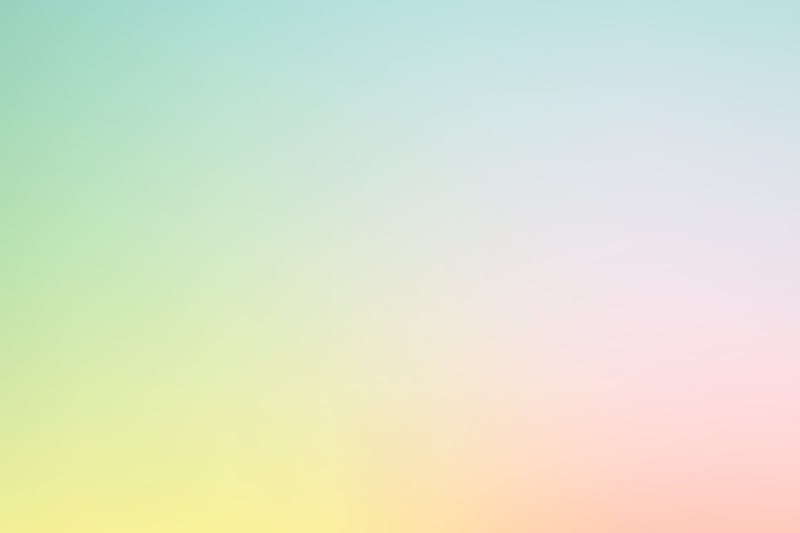 "kawaii"-stil pastell regnbue vinyl teppe moderne - Tenstickers