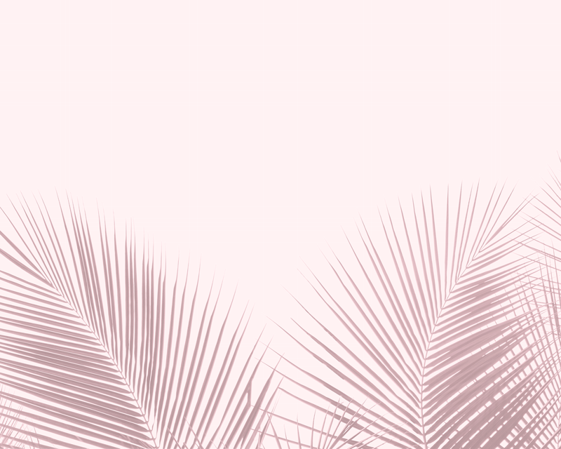 Elegante palmebilder vinyl teppe blomster og planter - Tenstickers