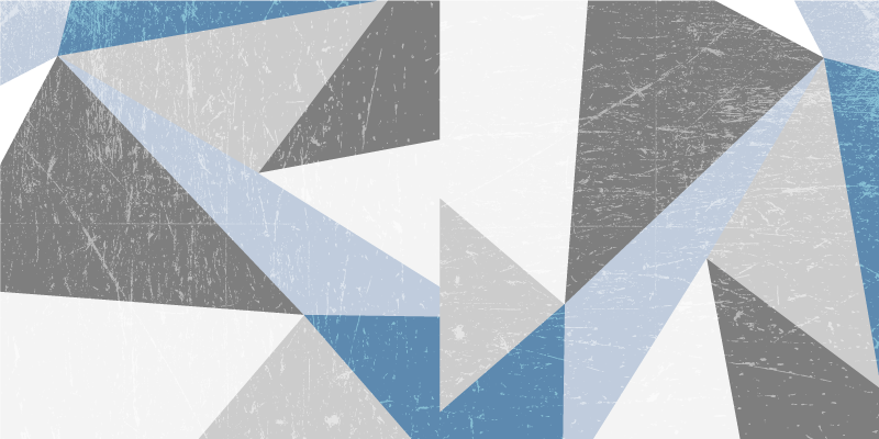 Geometrisk Marmor Mønster geometriske vinyl teppe - Tenstickers