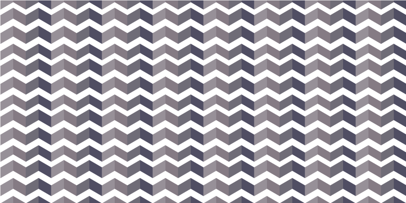 Chevron Pattern Elegance geometriske vinyl teppe - Tenstickers