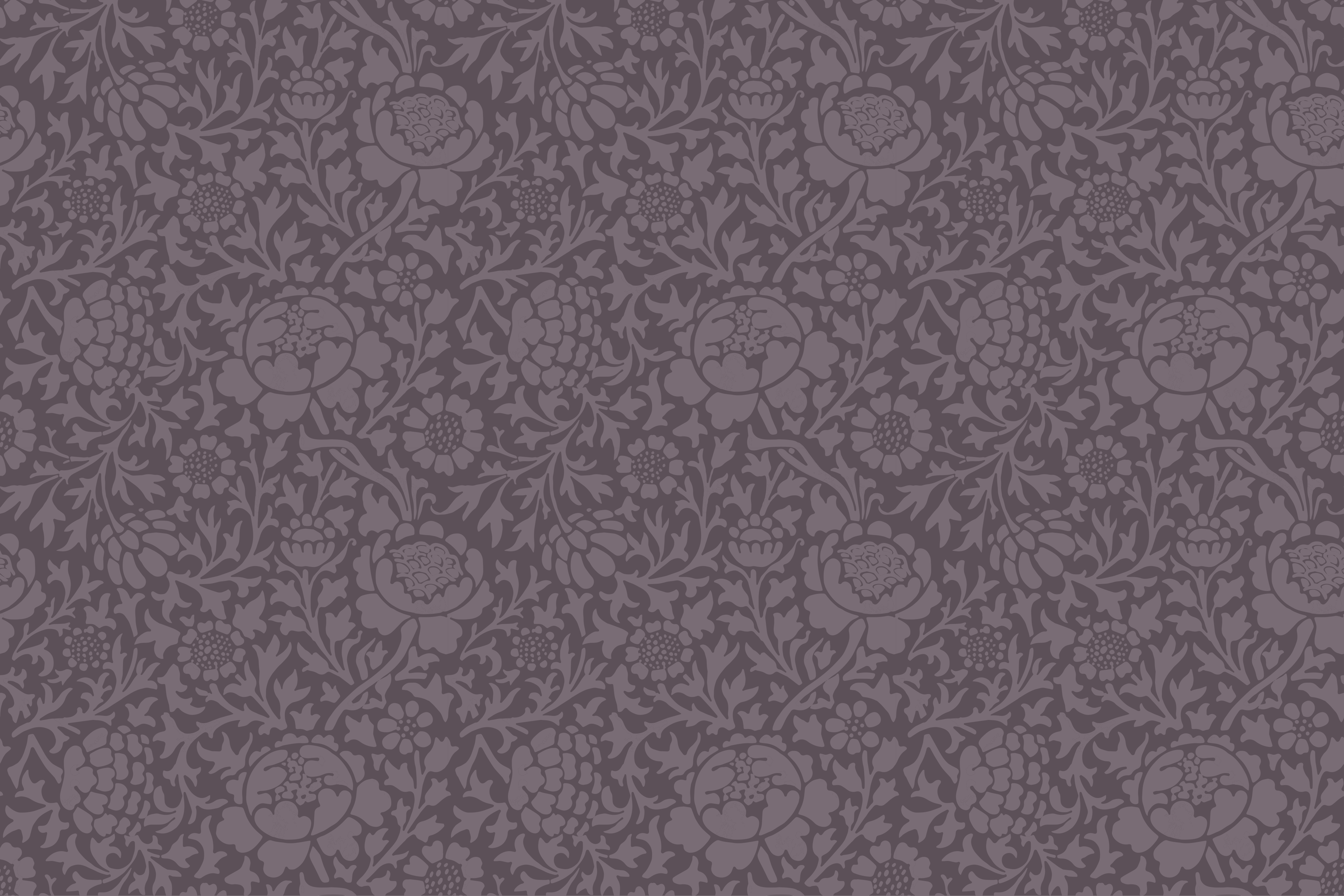 Elegant blomstermønster vinyl teppe blomster og planter - Tenstickers