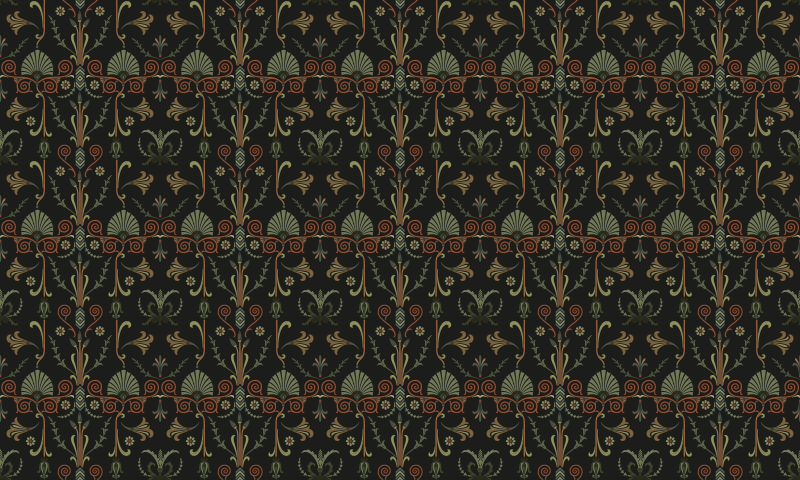 Tapet vinyl teppe vintage - Tenstickers