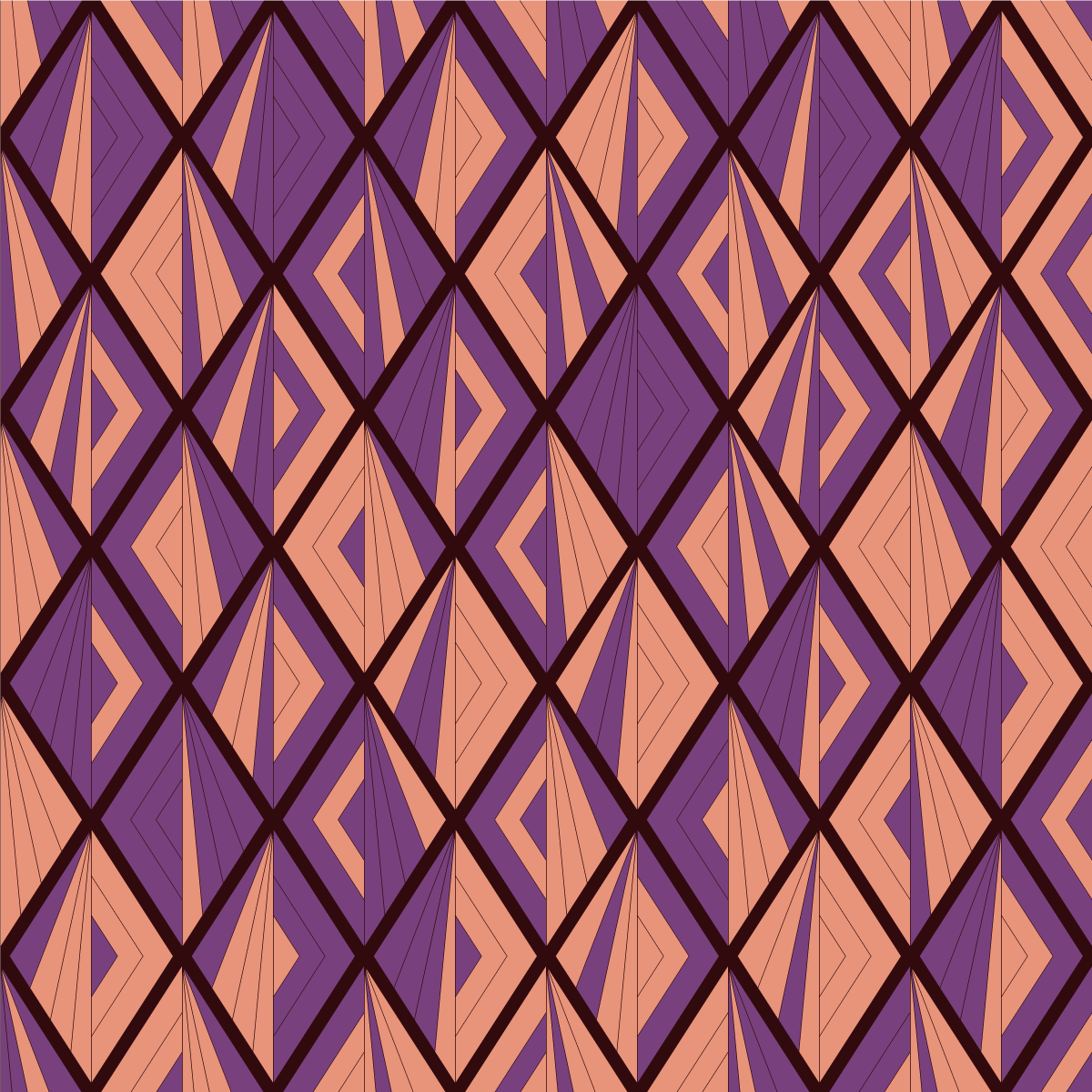 Geometrisk mønster harmoni geometriske vinyl teppe - Tenstickers