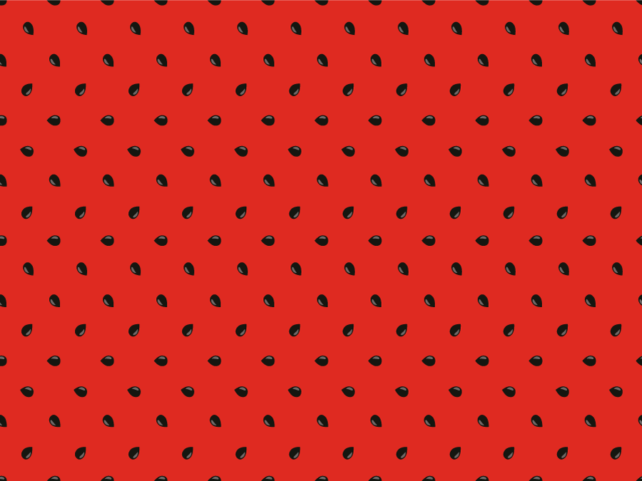 Rødt frømønster vinyl teppe kjøkken - Tenstickers