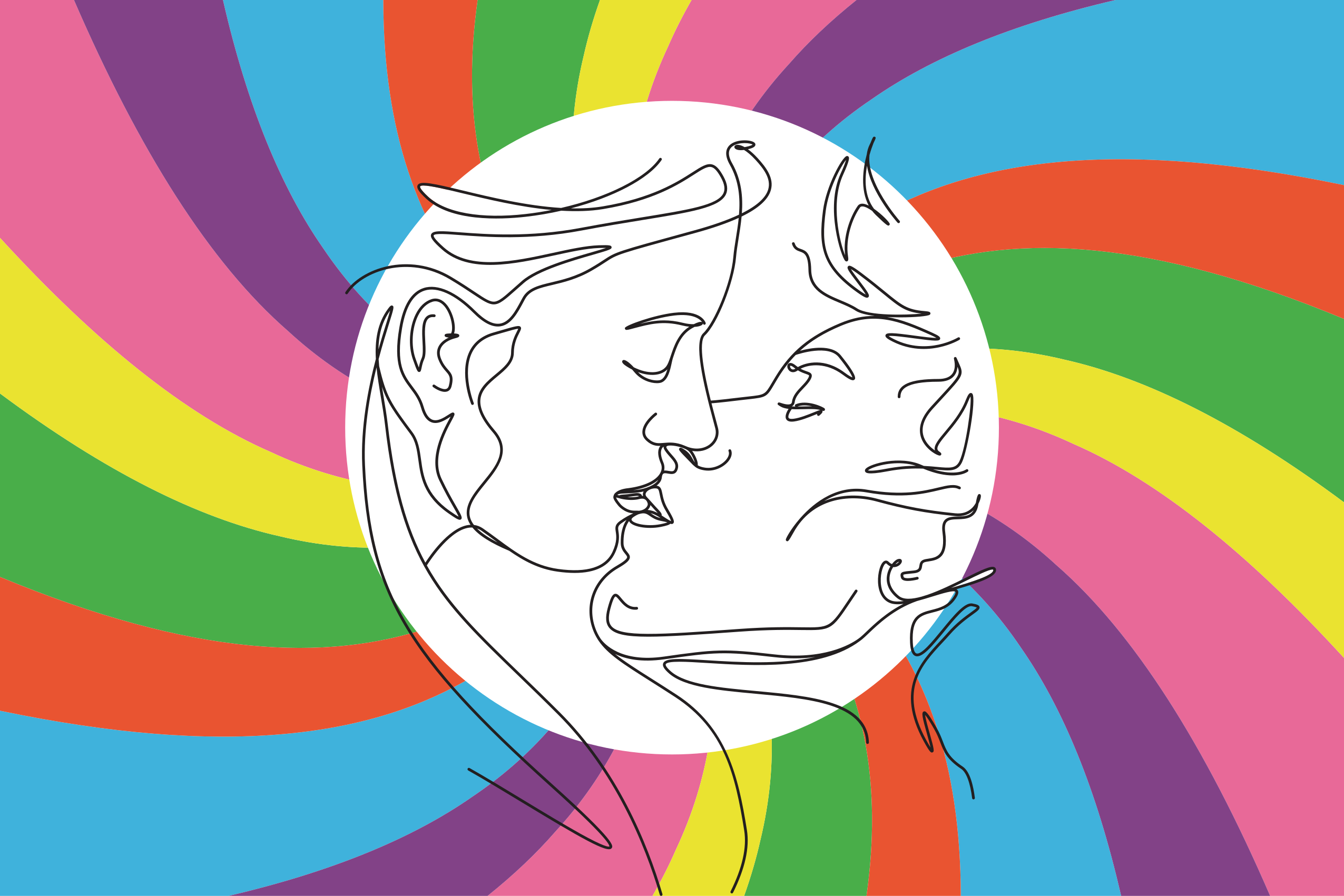 Fred og kjærlighet flerfarget vinyl teppe mottak - Tenstickers